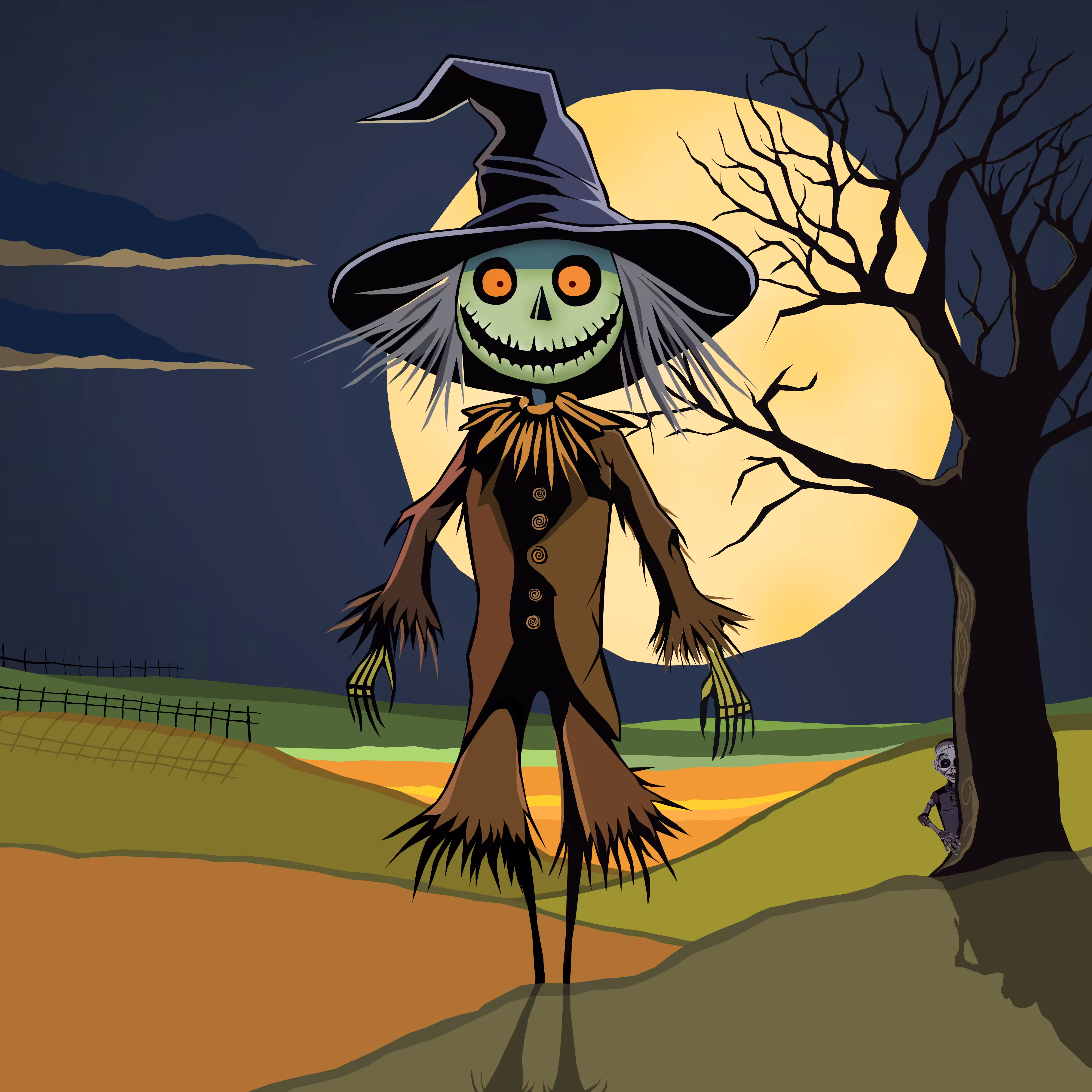 Smiling Scarecrow