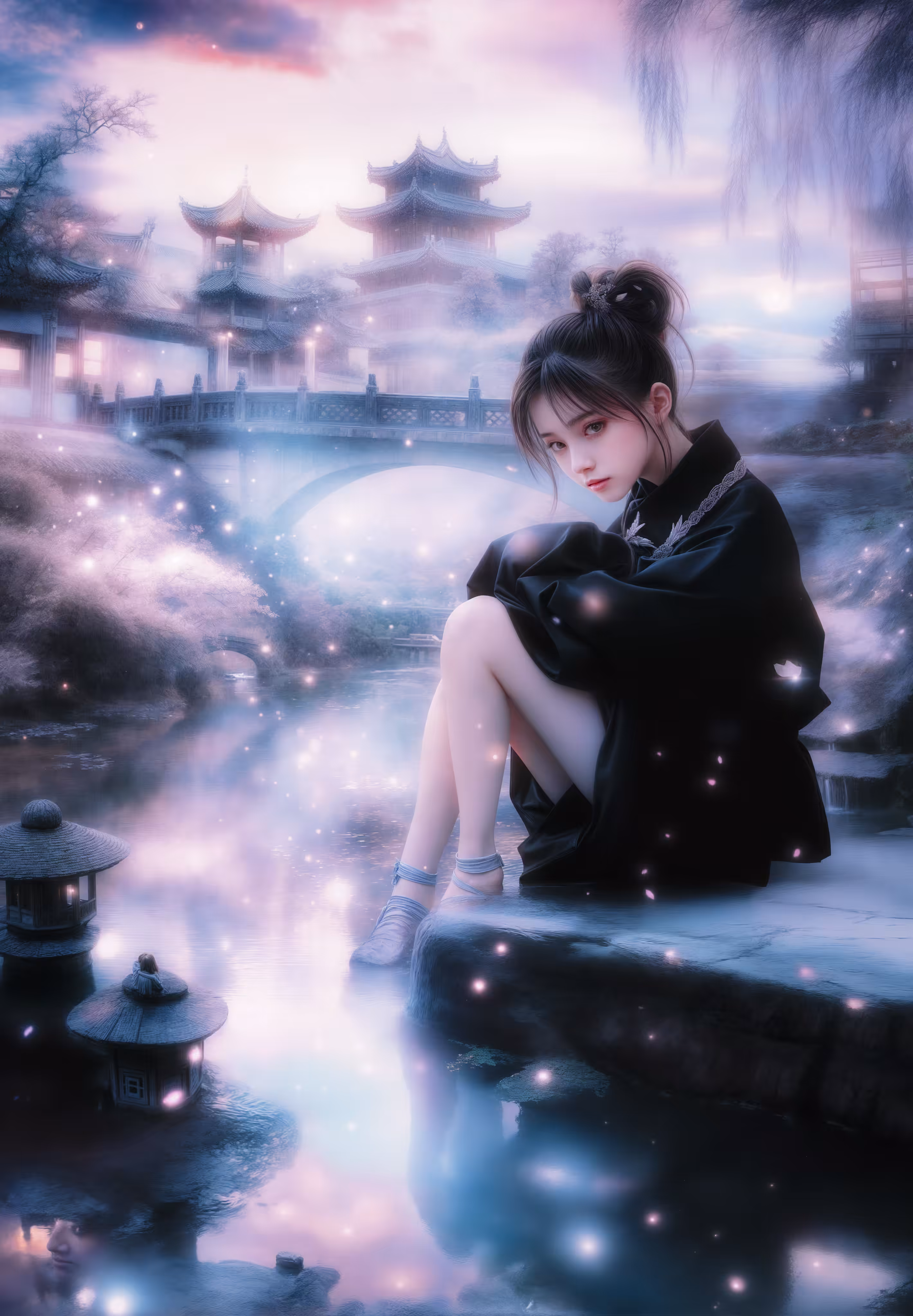 The Garden of a Cherry Blossom-Colored Night