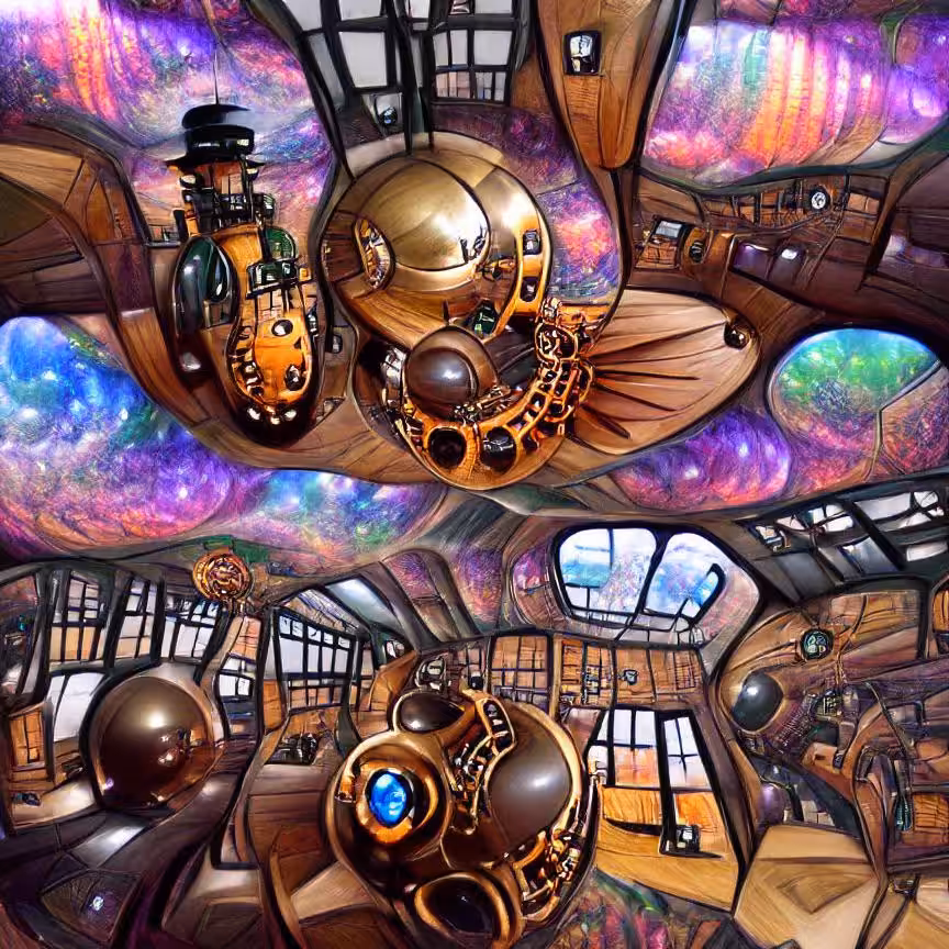 Steampunk Spaceship No. 4