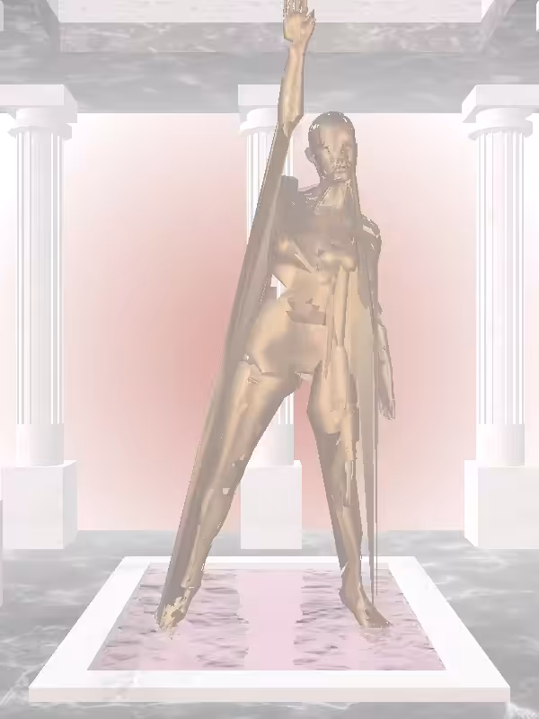 HeavenComputer: The Jazzy Old Bronze Woman #5059