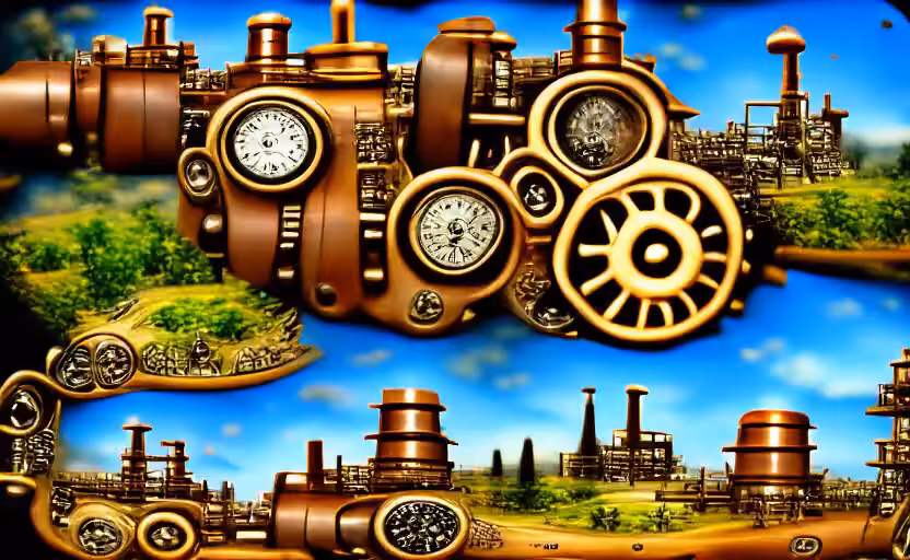 Steampunk Landscape 5