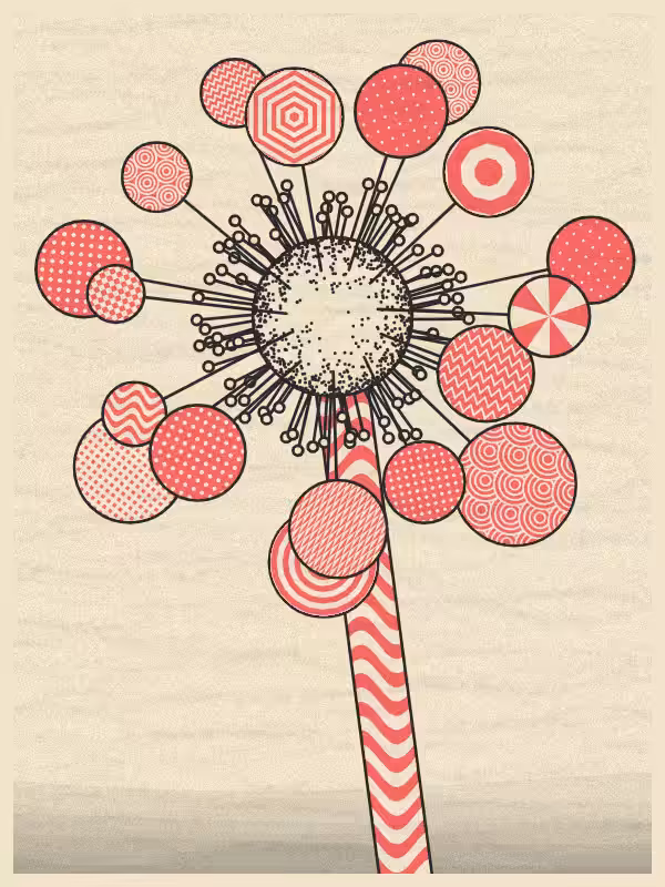 Abstract Dandelion #15