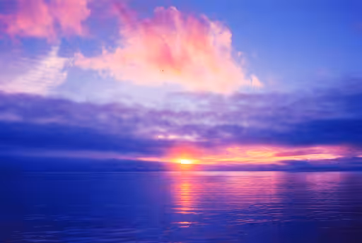 just in time to see the sunset 