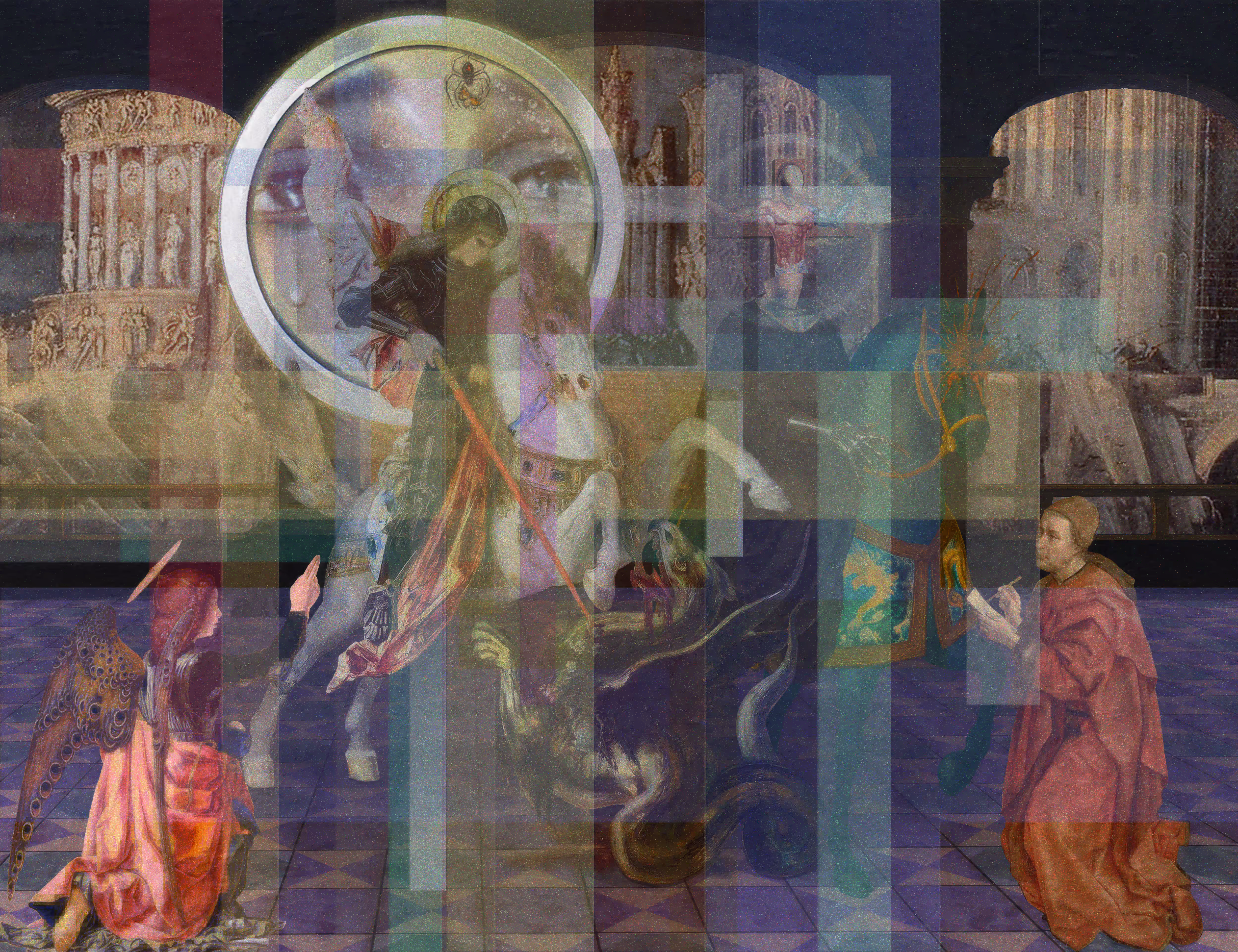 The Pilgrim’s Living Room Crucifixion; Mona Lisa Hyper-Gamble #128