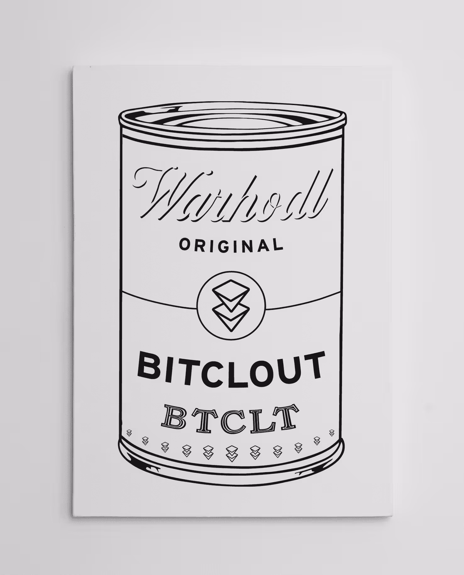 WARHODL Artist Proofs: WARHODL Artist Proof "BITCLOUT" Original Can
