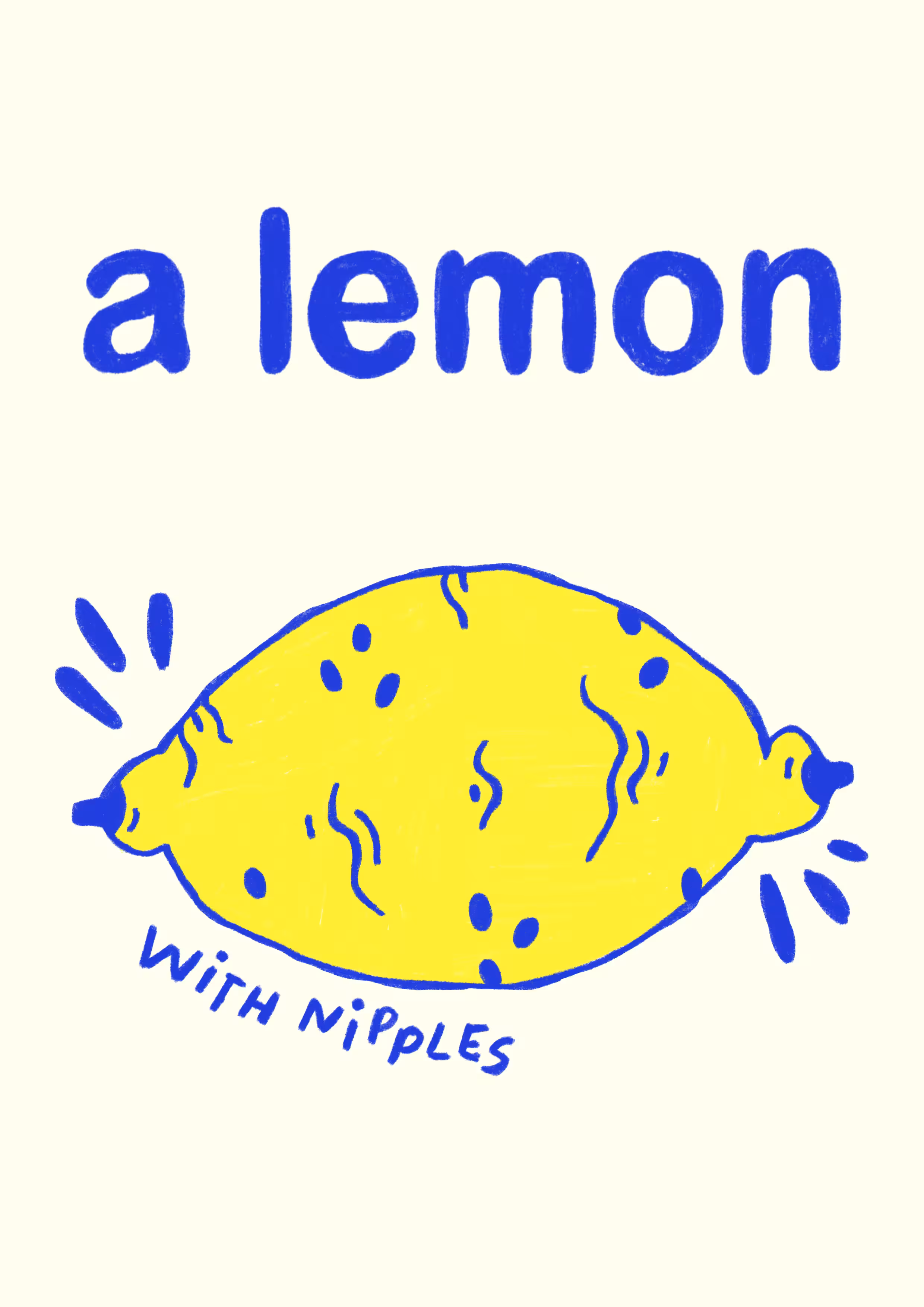 a lemon with nipples