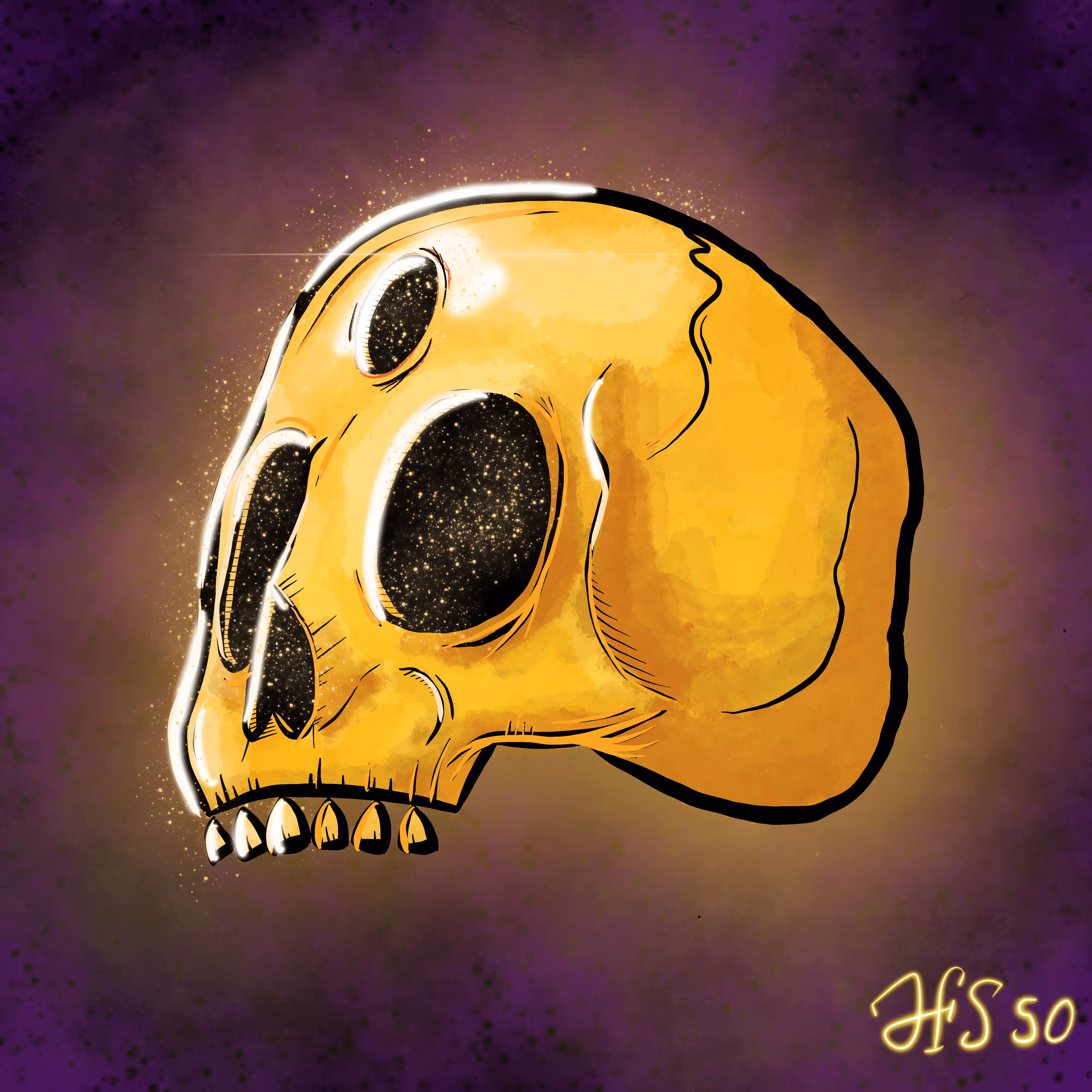 Almost Fancy Skull #50 (eygðr)