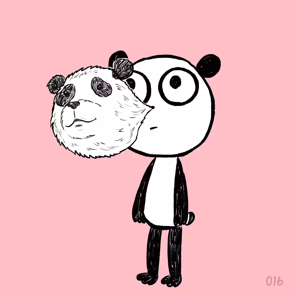 Infected panda no.016