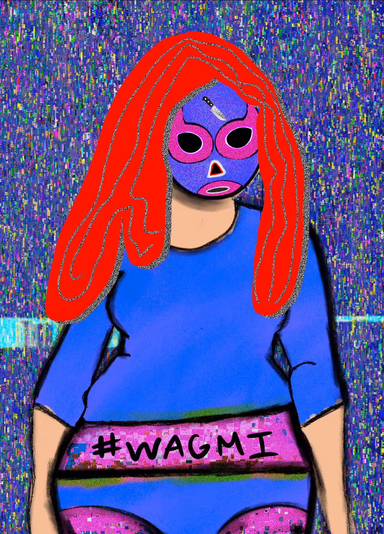NFT luchadora #112