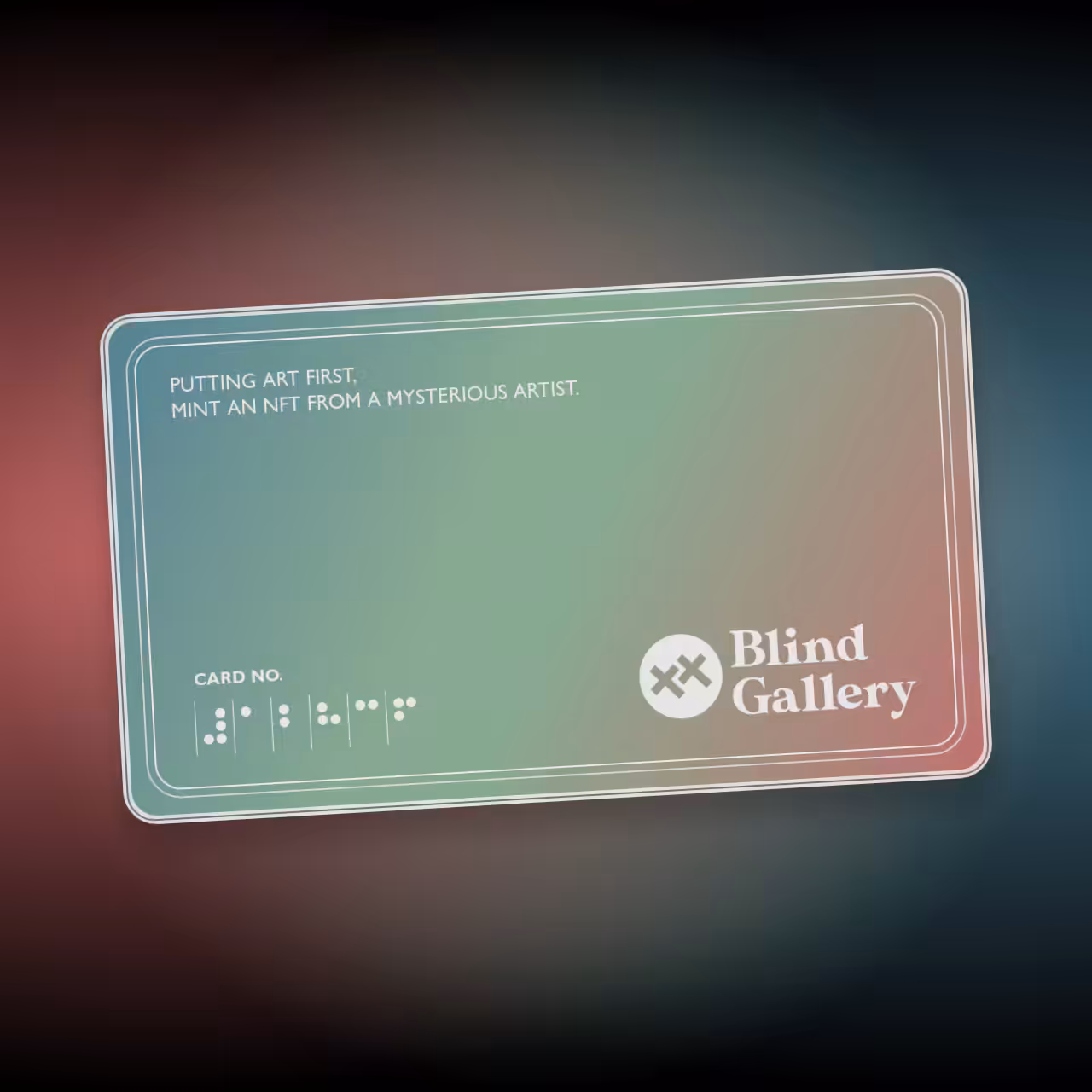 Blind Gallery Club Membership #113