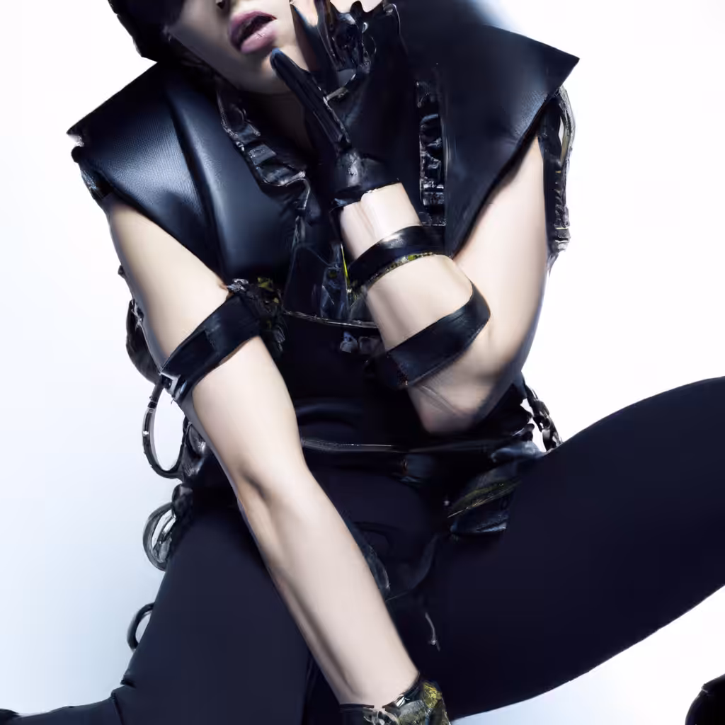 Leather vest