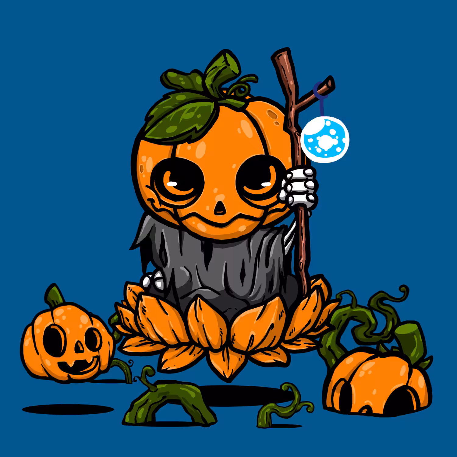 SUSHI THE PUMPKIN HEAD
