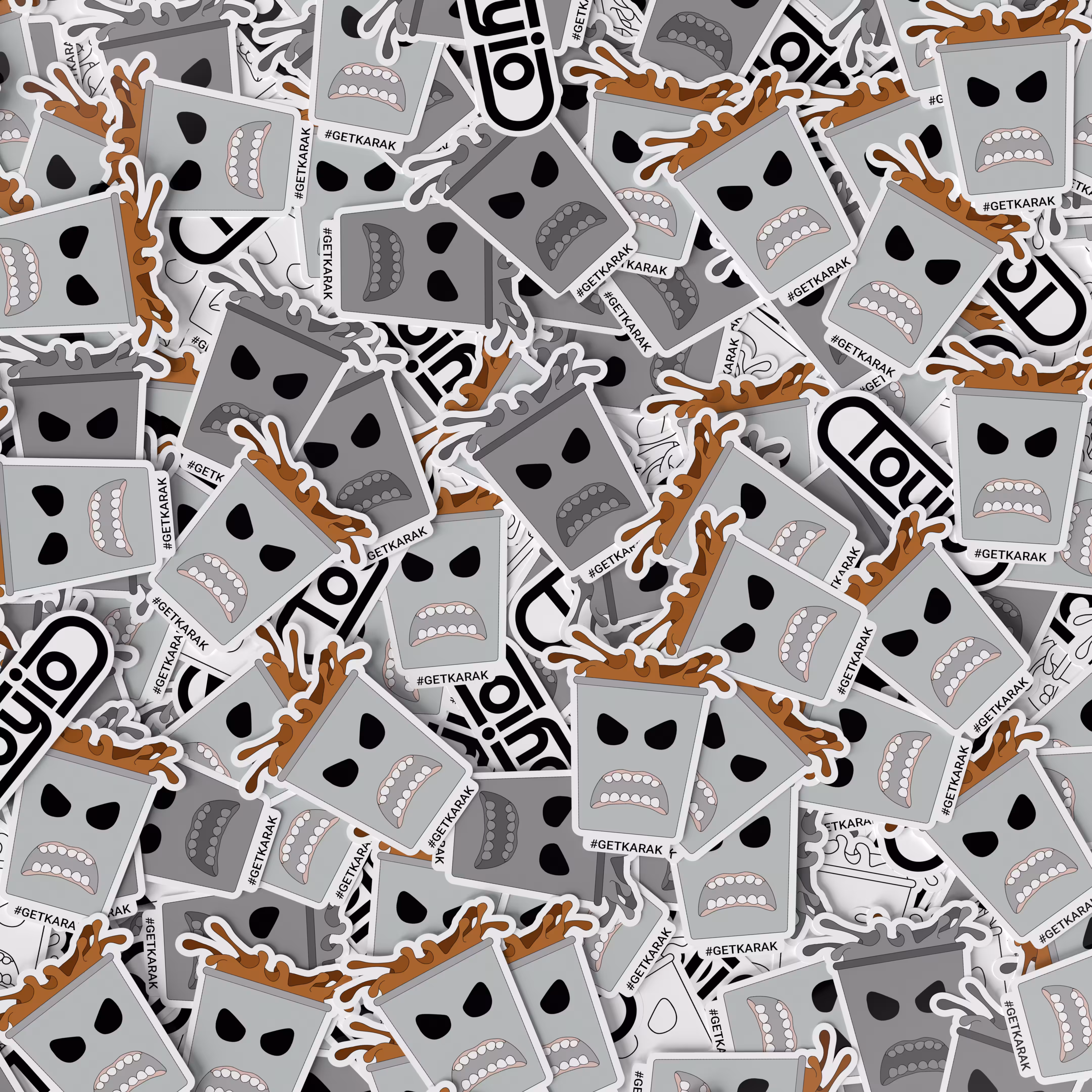 #GetKarak Sticker Collage