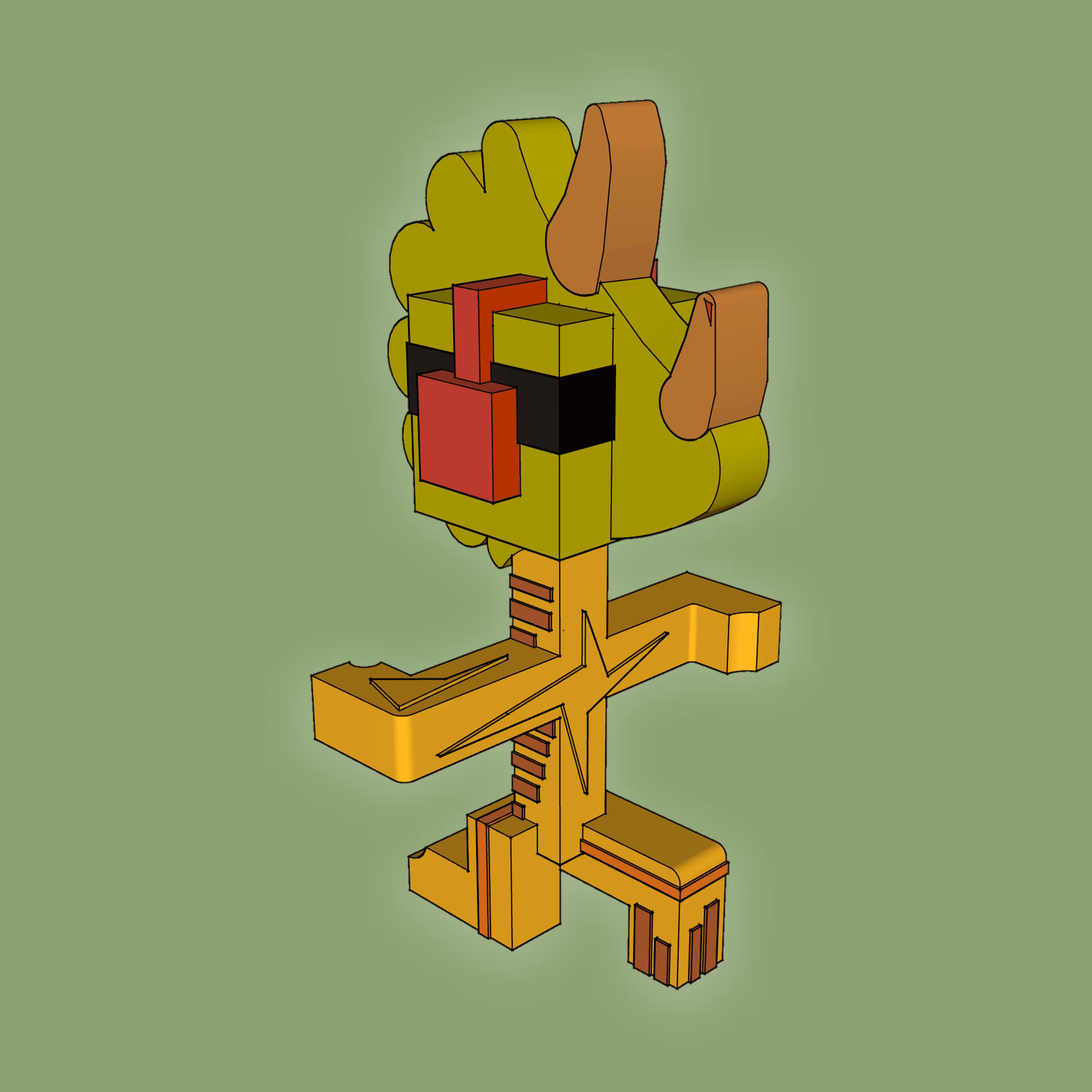BrickBeads #3110 - HerbyDino