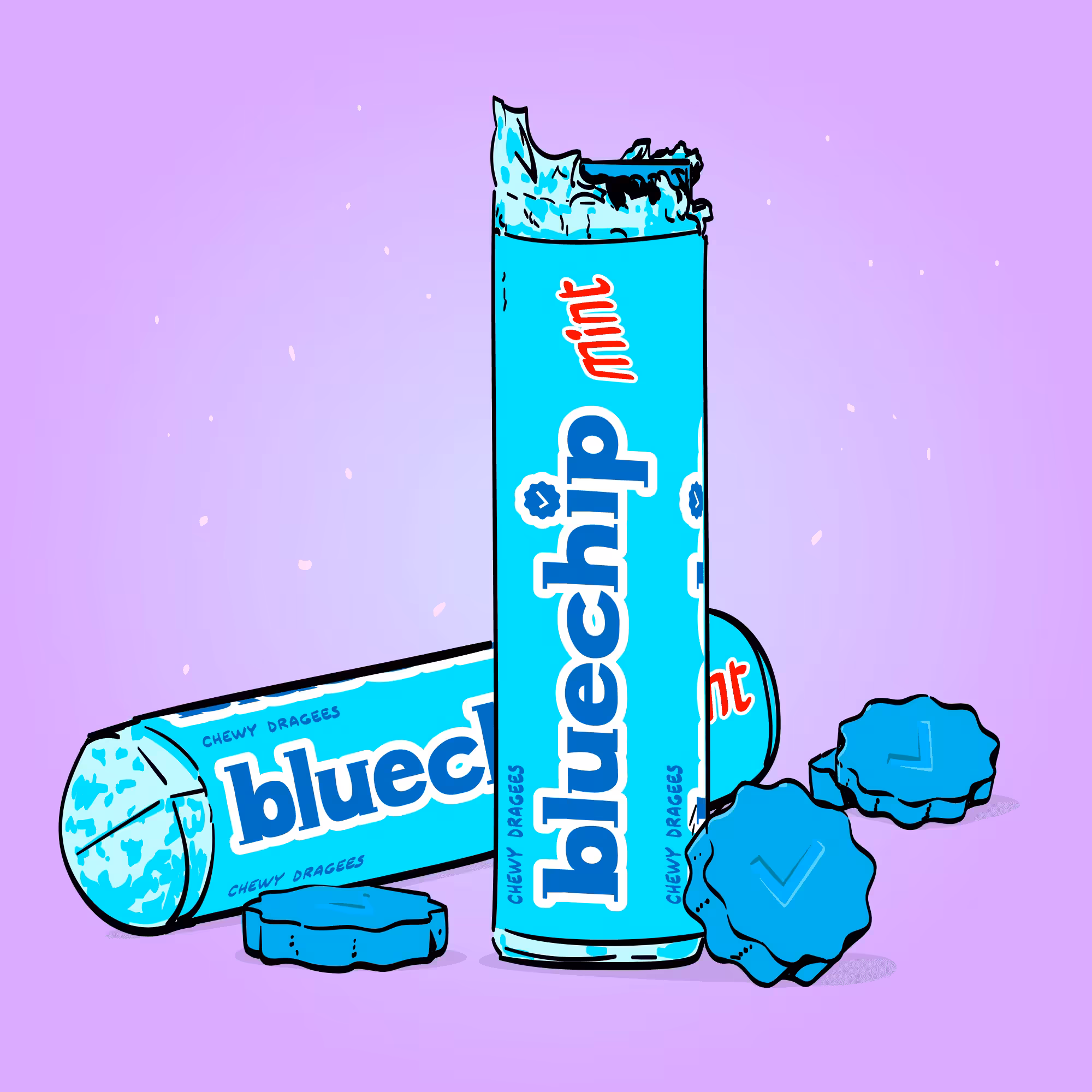 Bluechip Mint Chewy Dragees #029