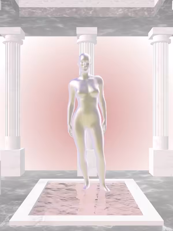 HeavenComputer: The Loser Shimmery Violet Garden Woman #1070
