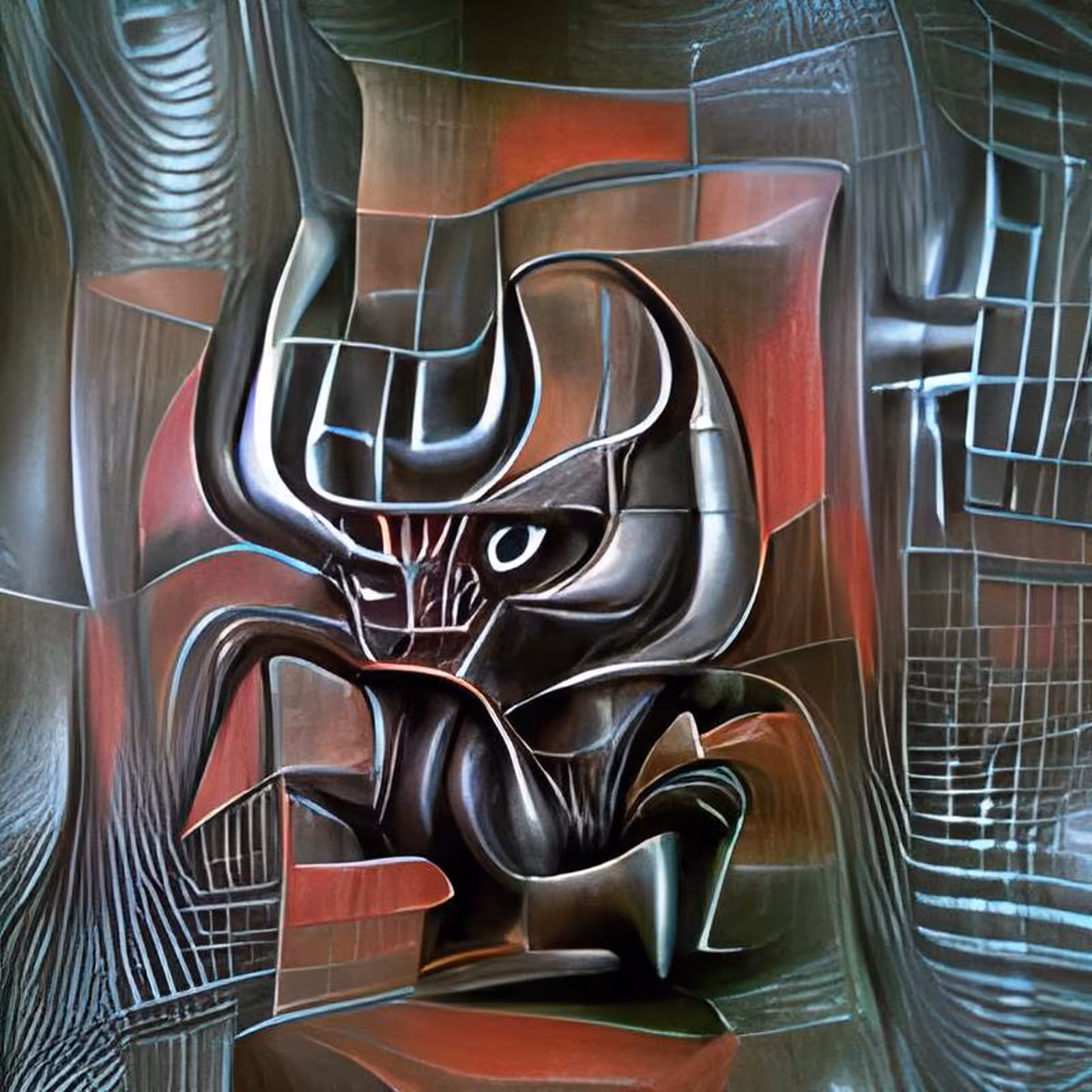 Cubist imps #28