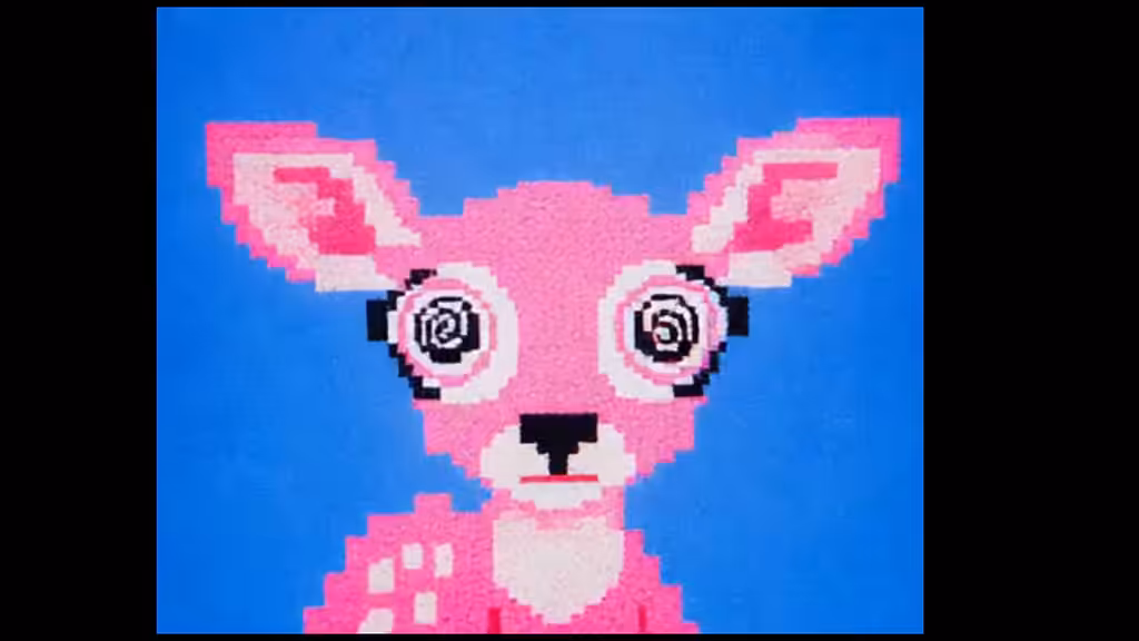 Blue deer  