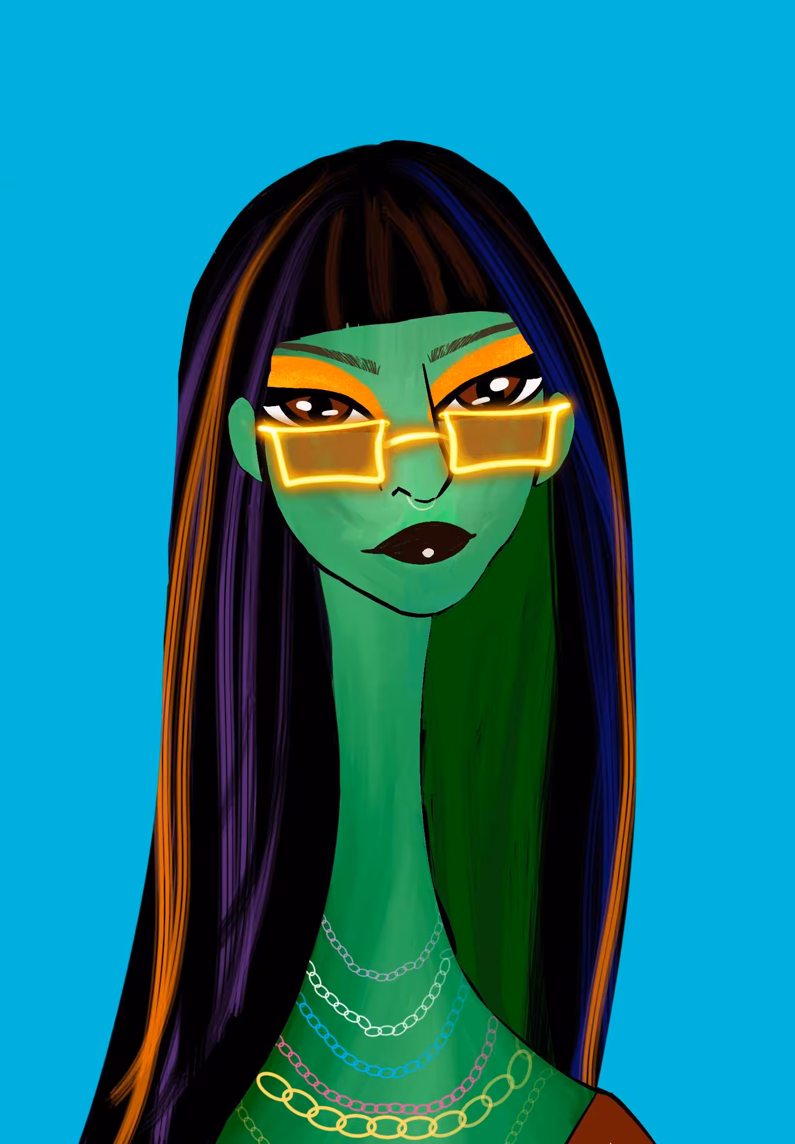 Long Neckie Ladies: Long Neckie Lady #2331
