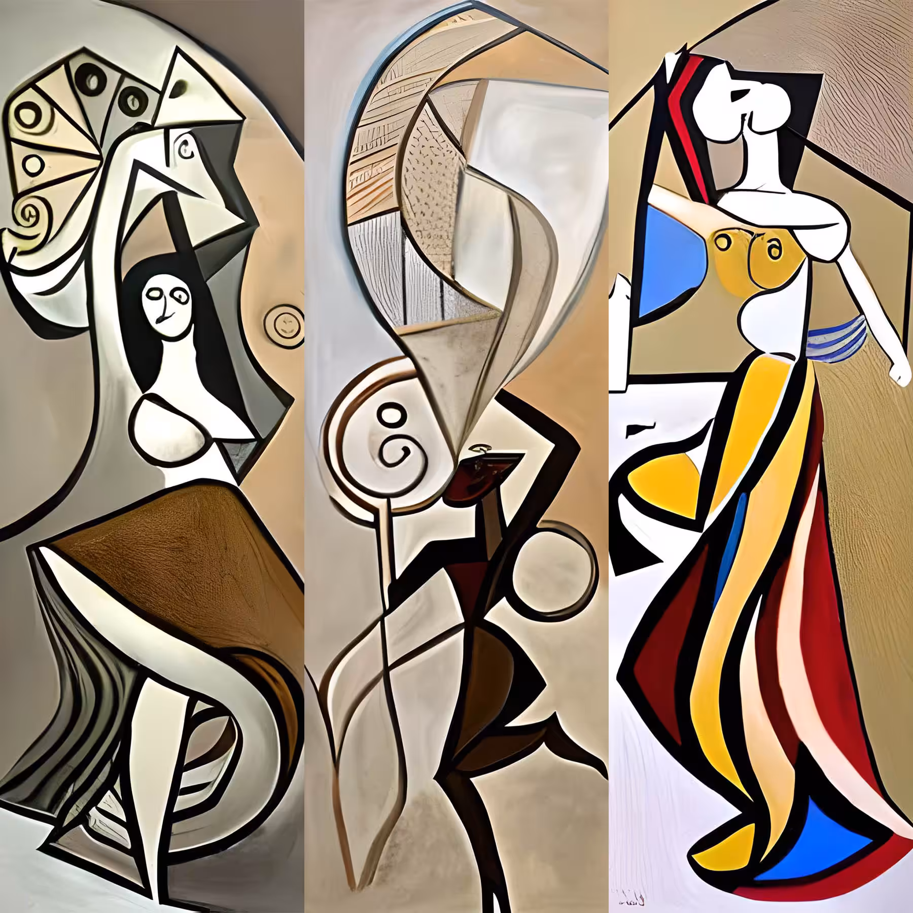Cubism Dancers #6