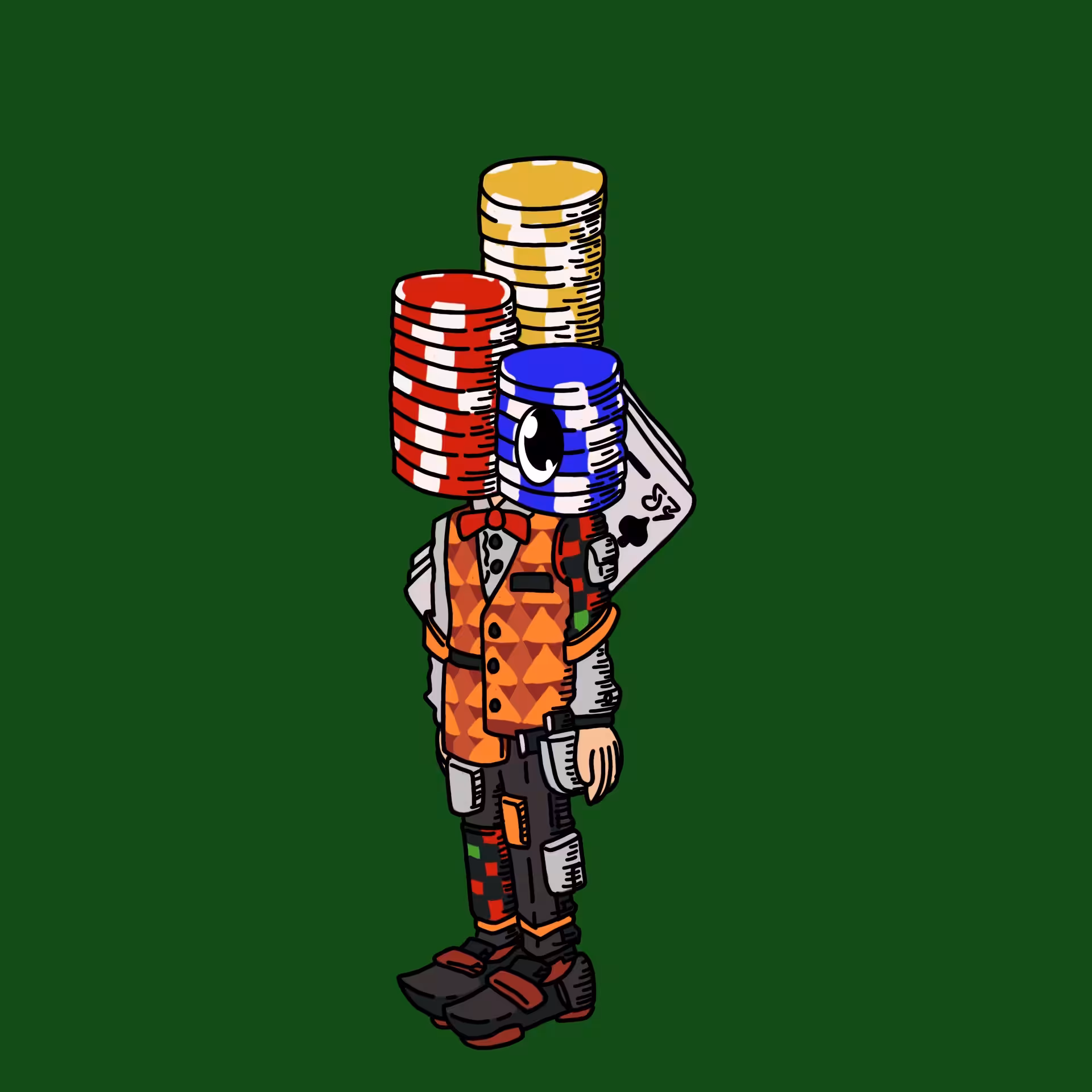 One eyed guys: Casino croupier OEG