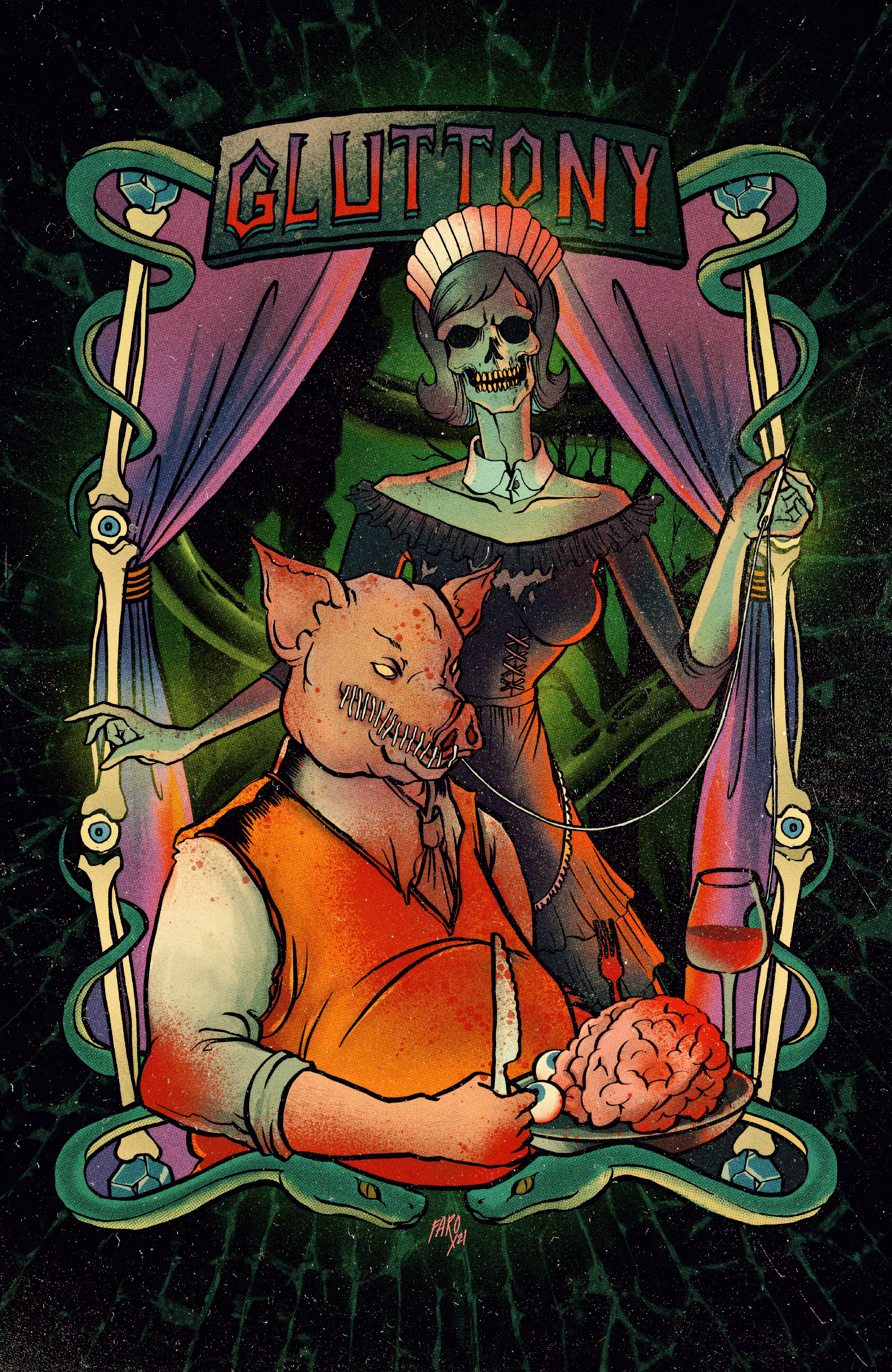 seven deadly sins  gluttony
