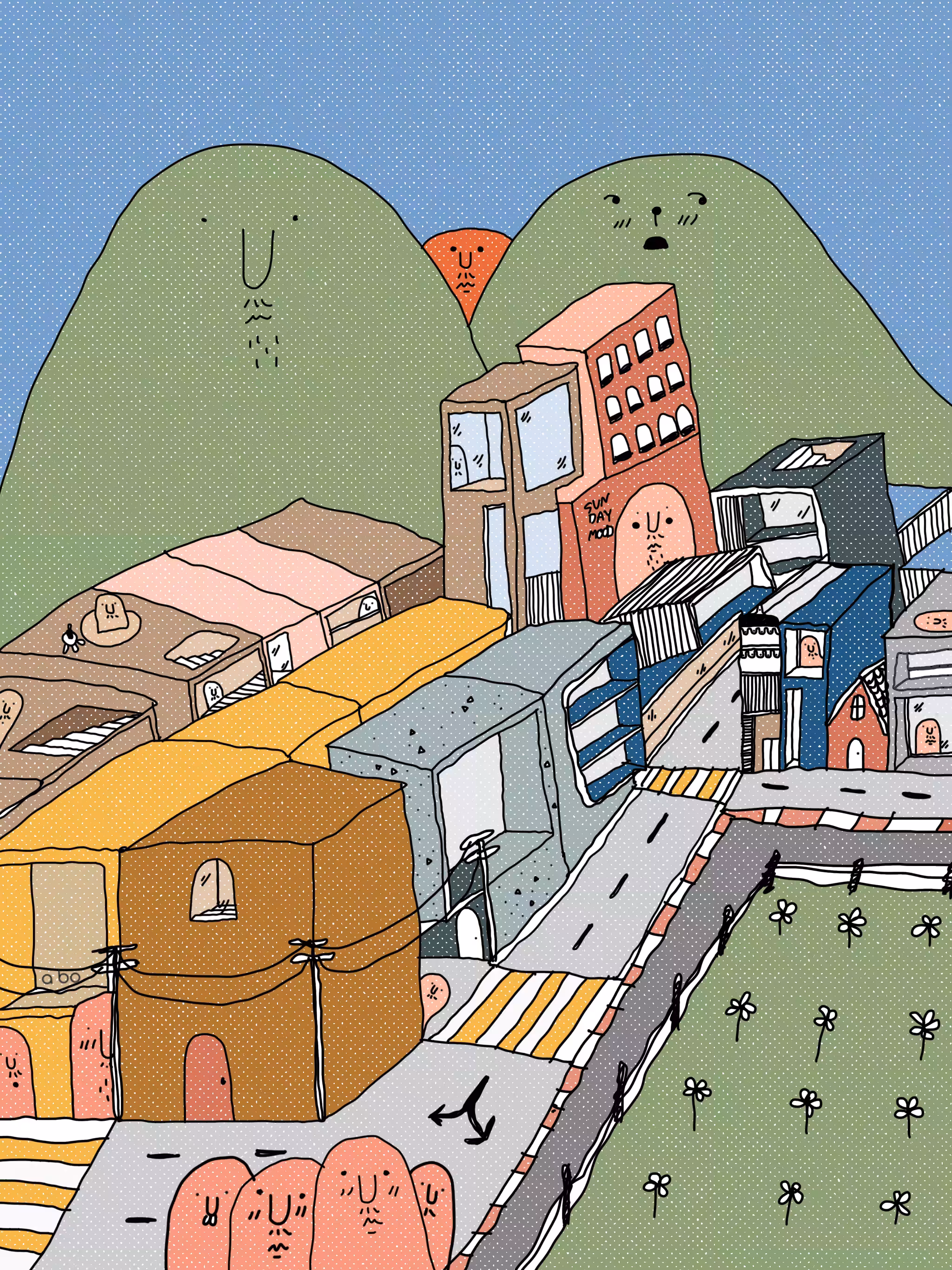 colorful city