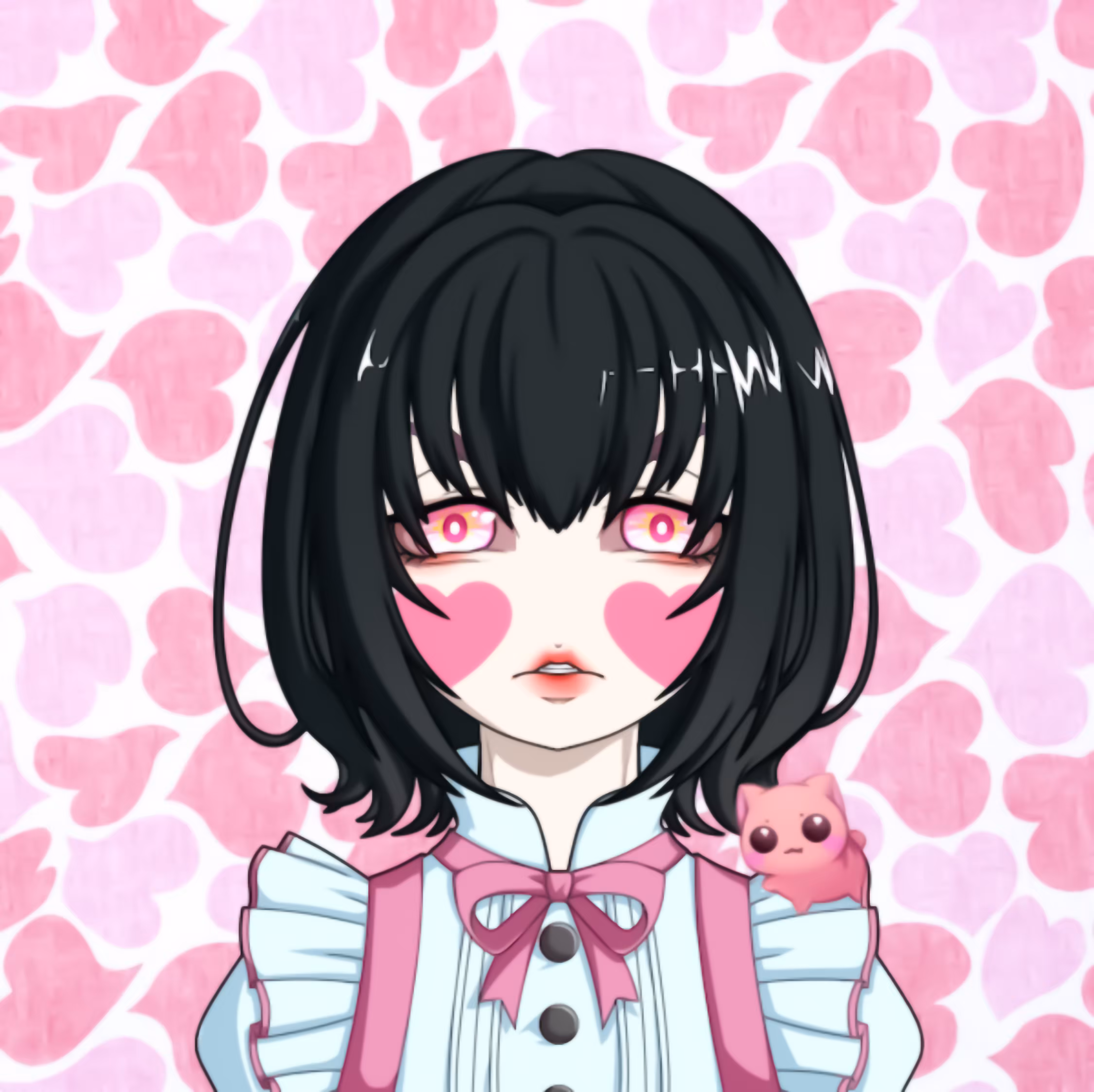 A Lovely charm filled with hearts