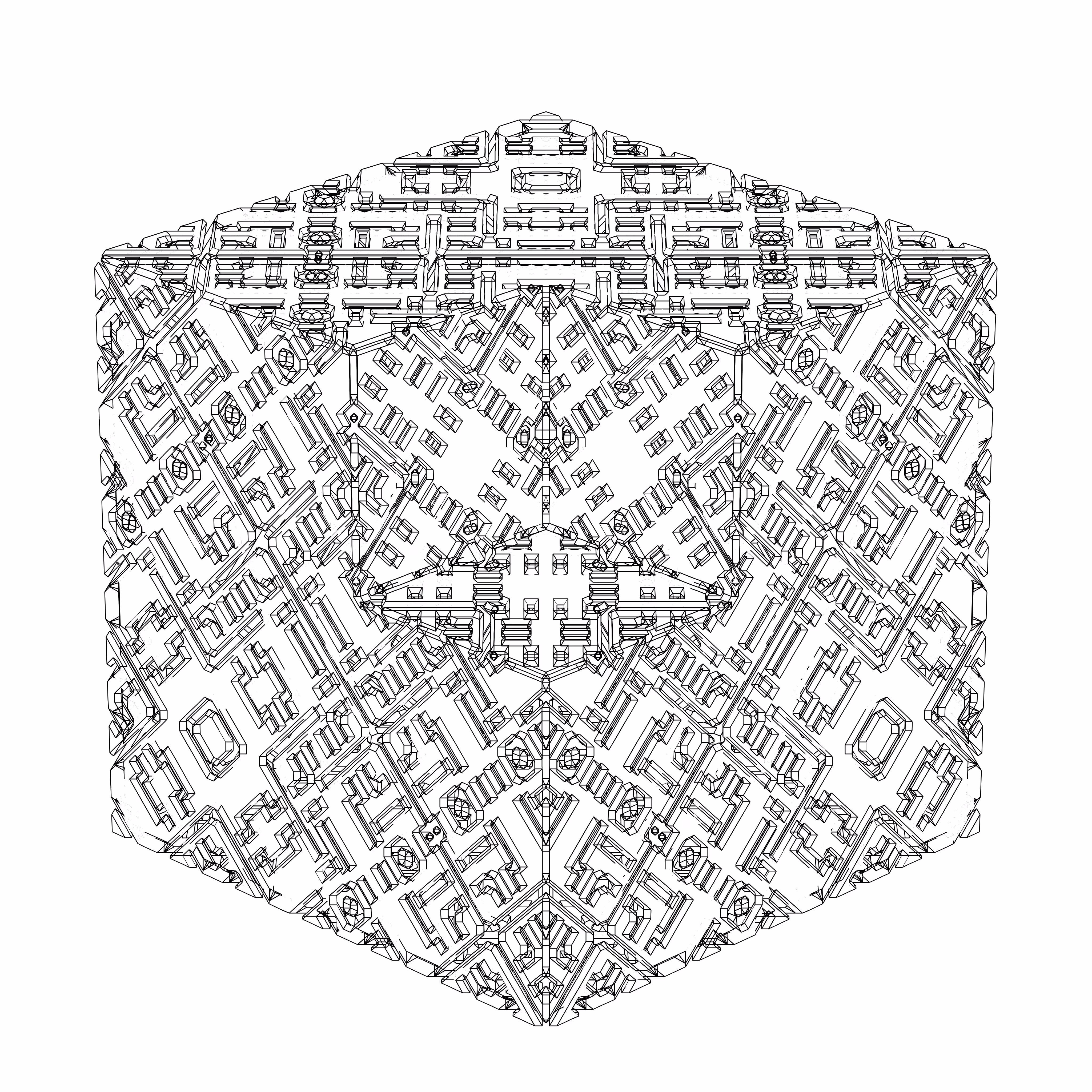 LL21 Alien Art Cube #544