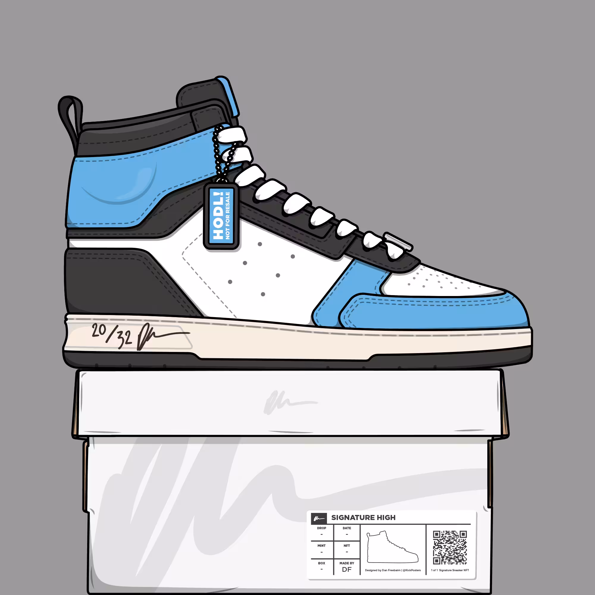 Signature Sneaker High 'Spectrum' - #20