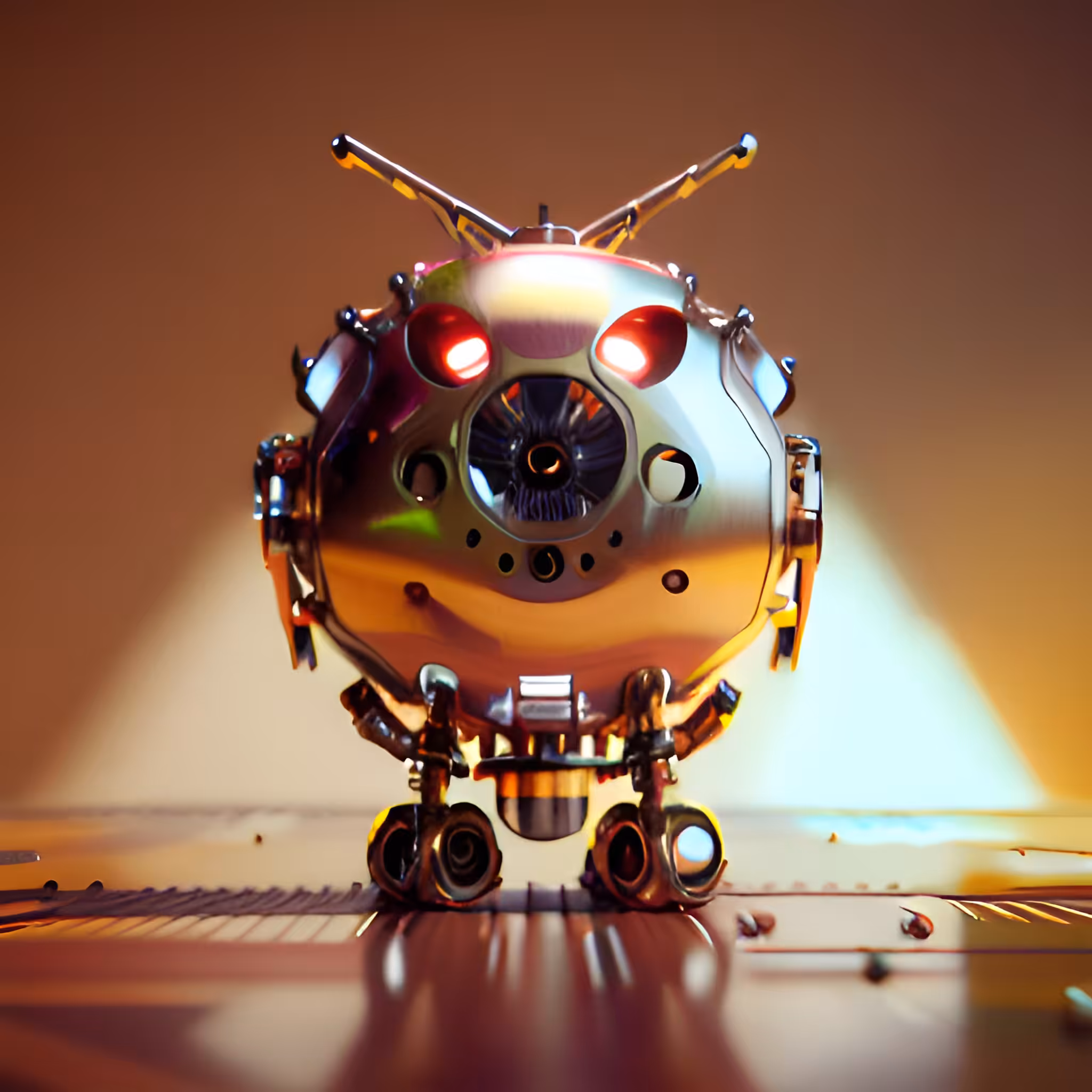 Golden Robotic Apples #61