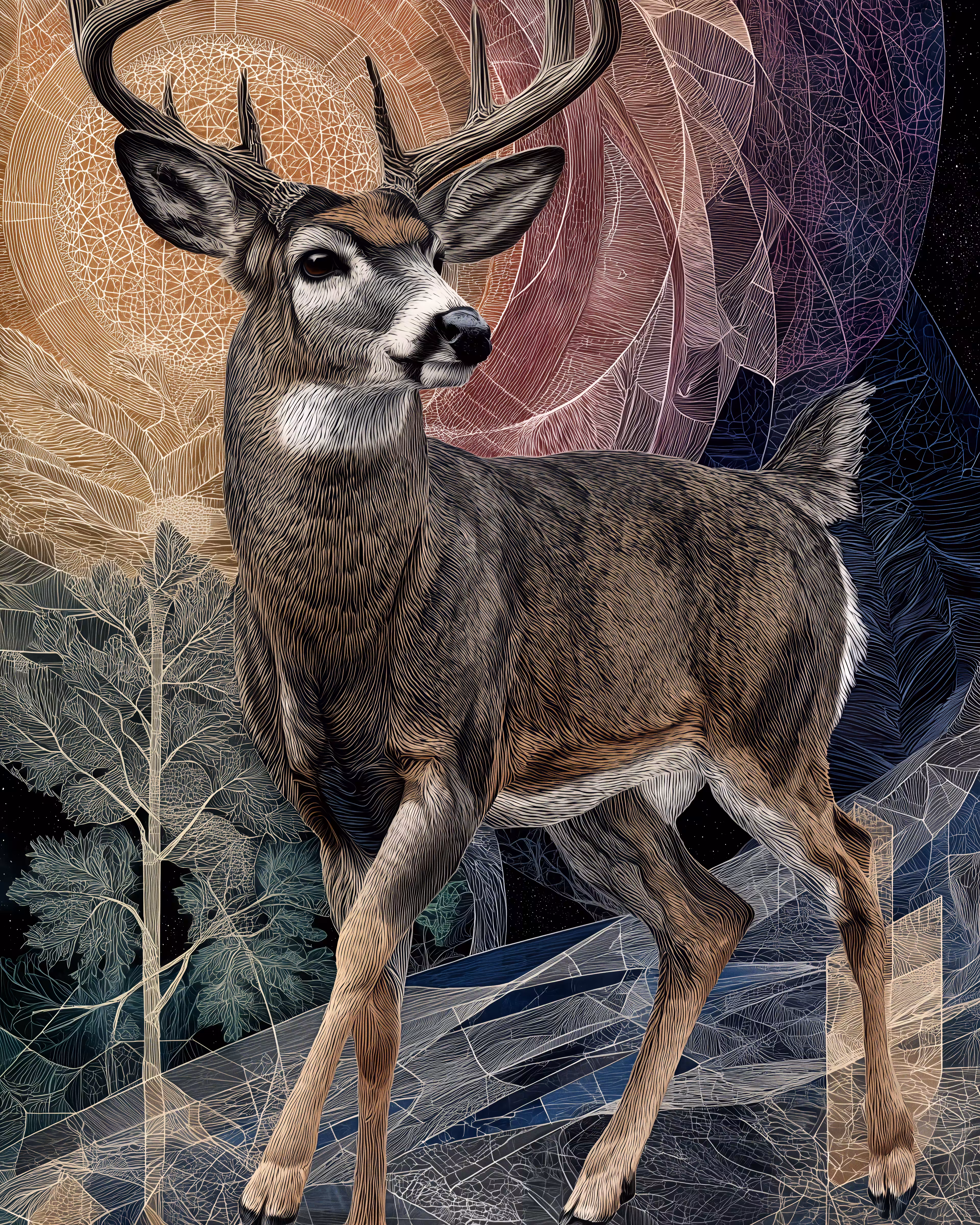 Celestial life 🌌: Celestial Deer - 1