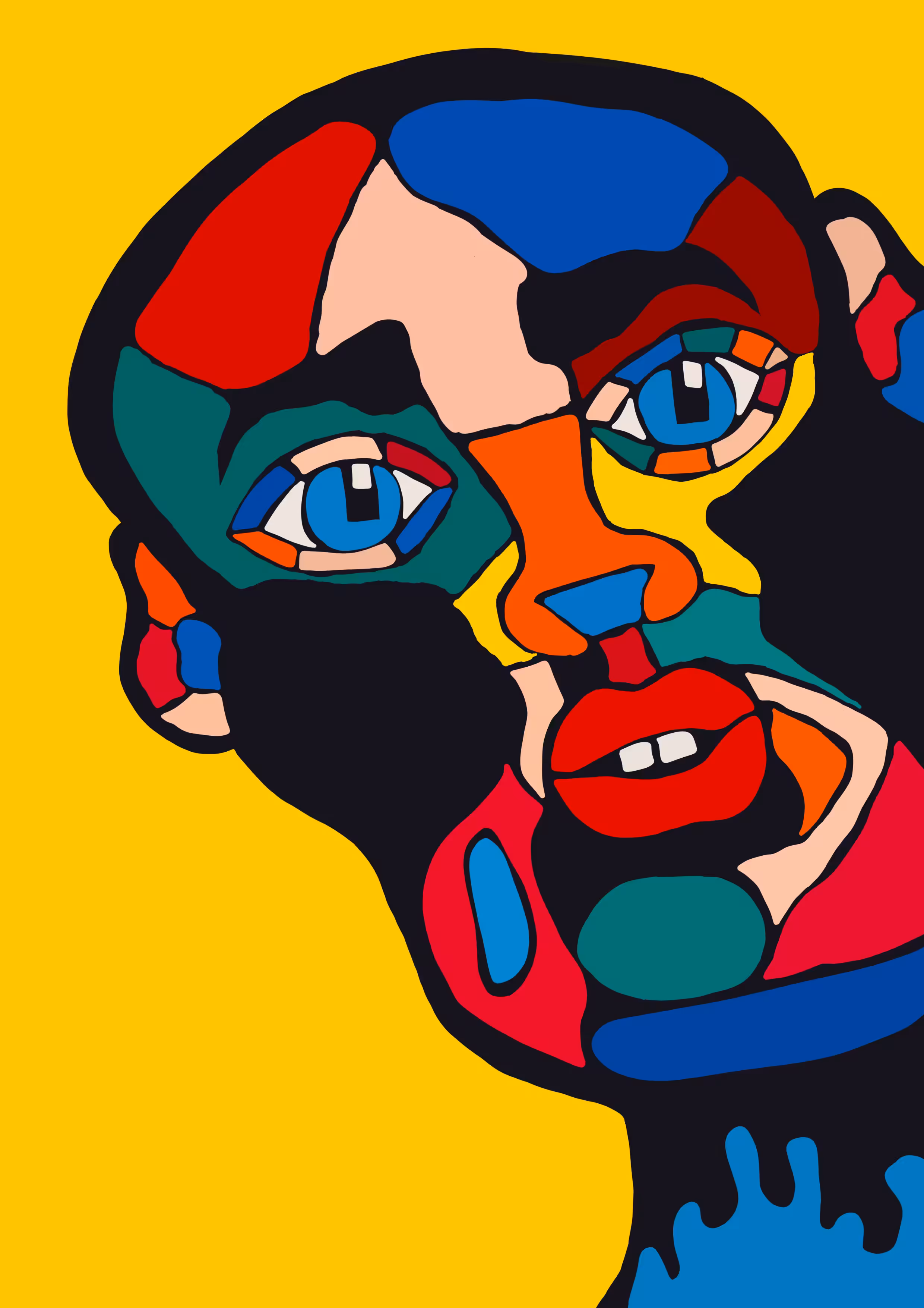 The Man with the colors #1