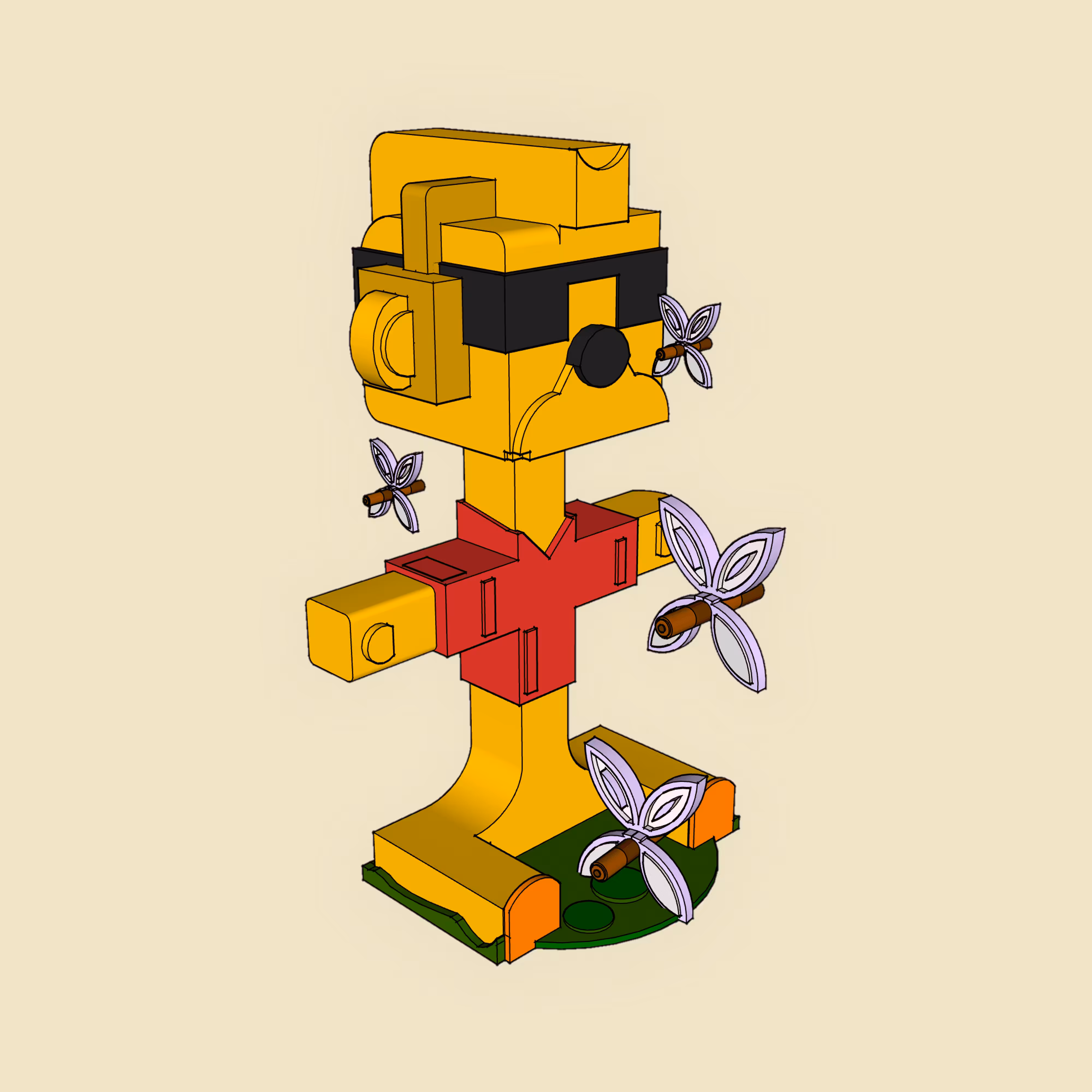 BrickBeads #5012 - NostalgiaBear