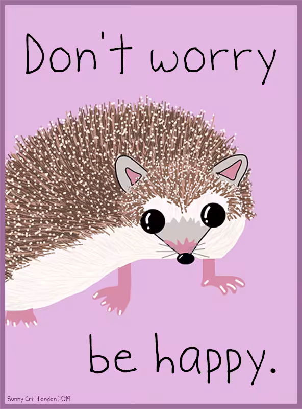 "Hedgehog" by Sunny Crittenden (digital, 2019)