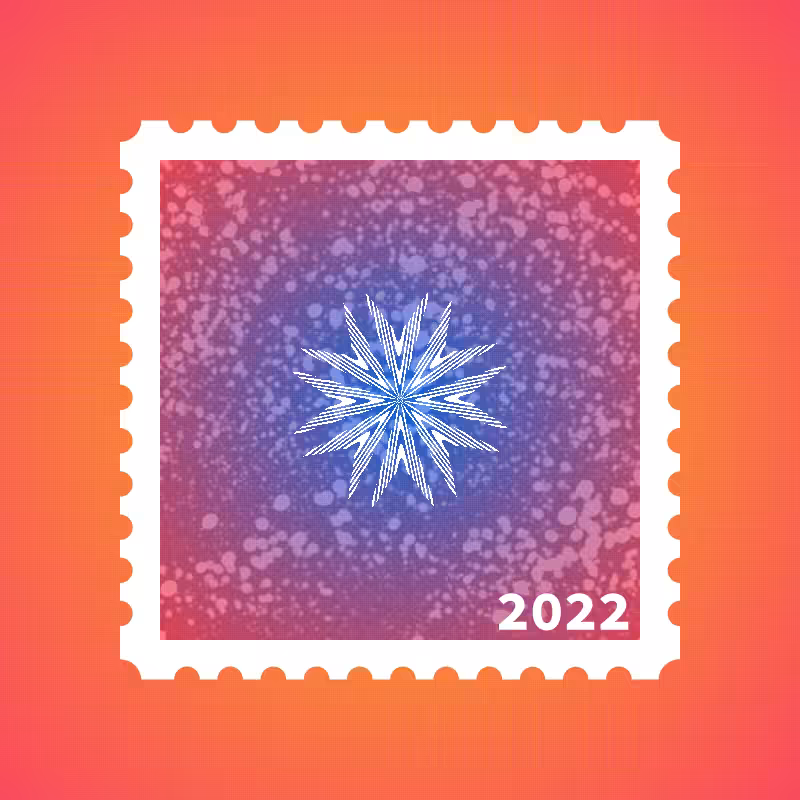 Snowflake stamp #18