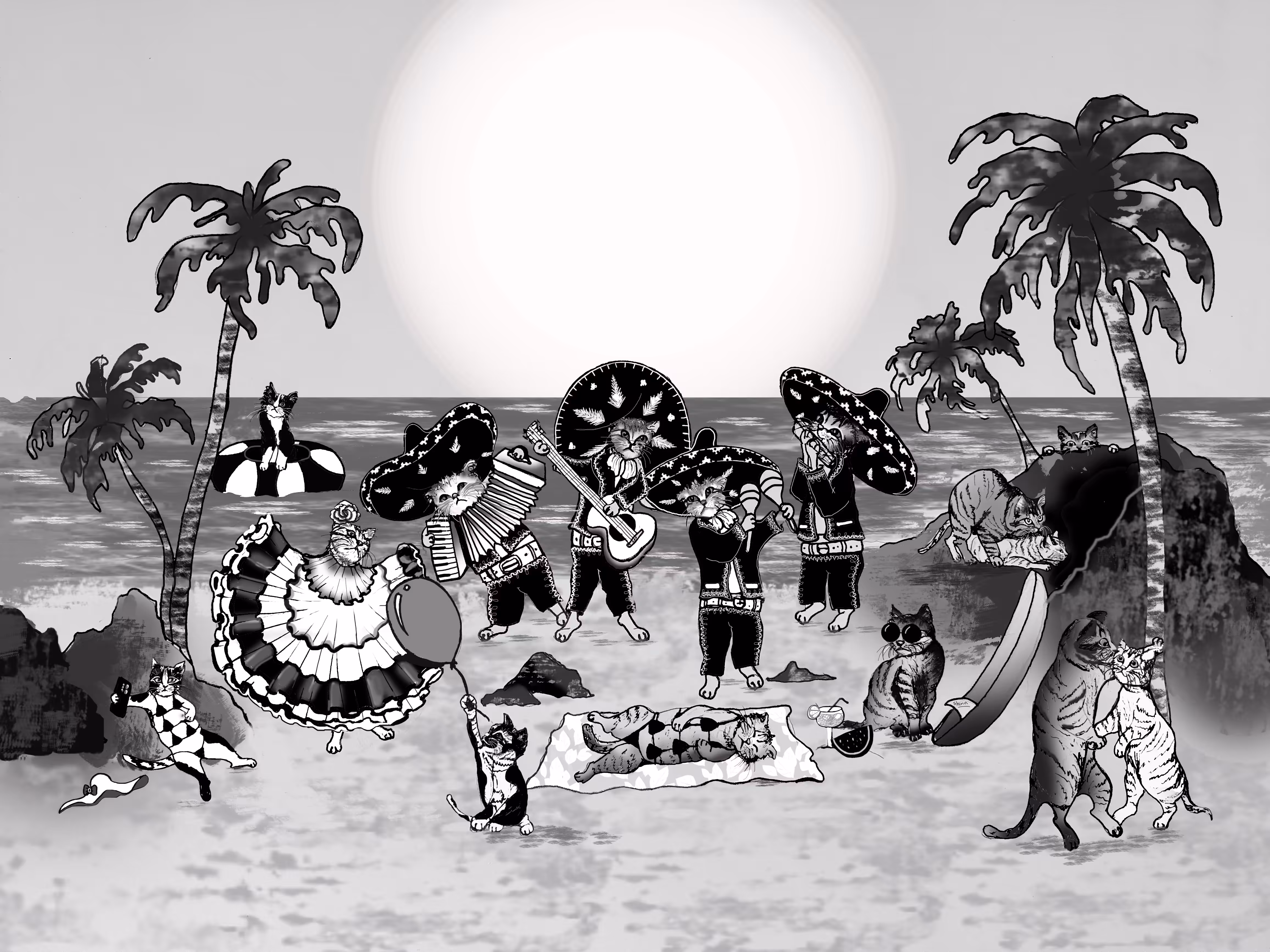 The Cats' Beach