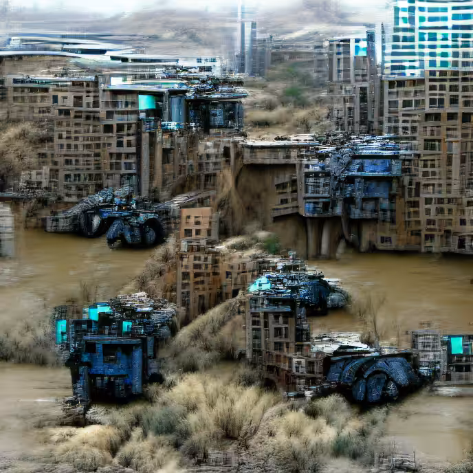 Blue wastes