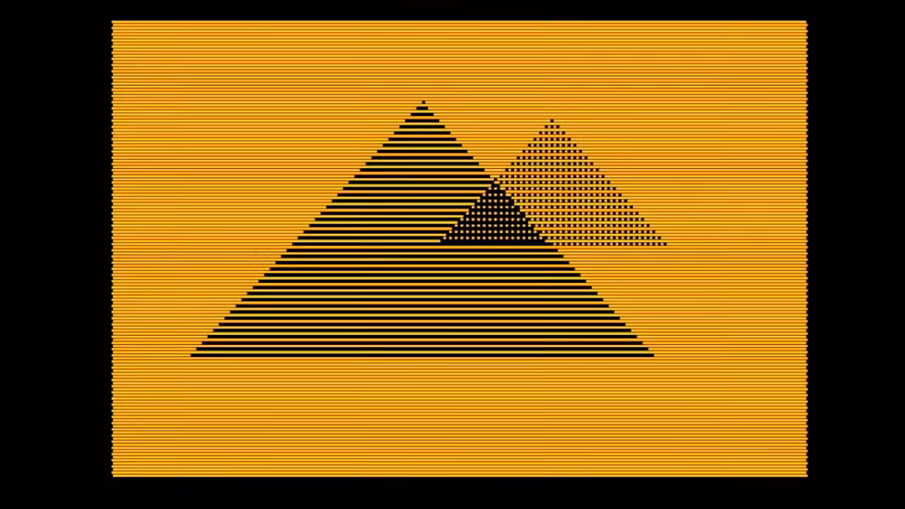 Apple IIe : Fantavision in Amber two (1983/1985)