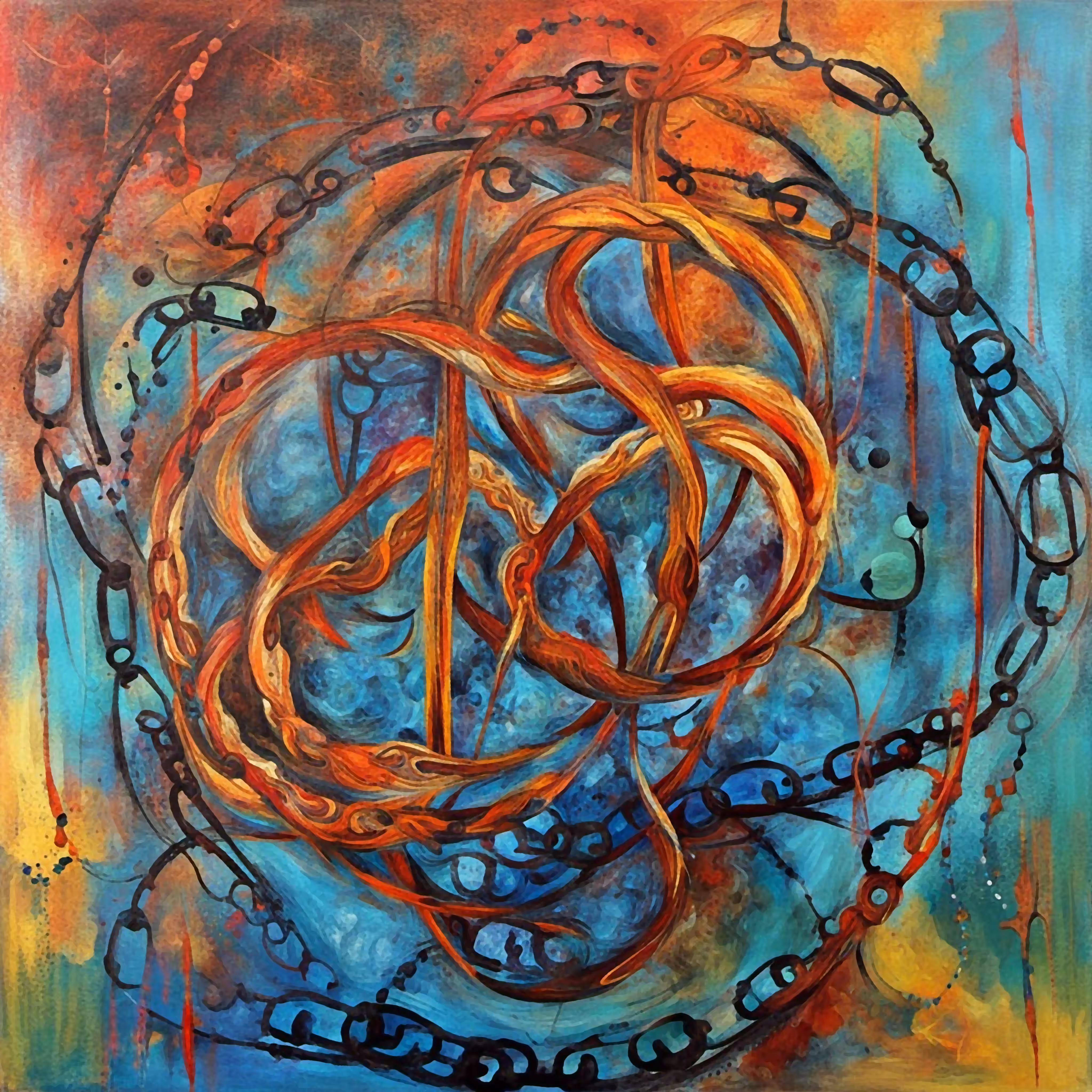 A marvelous and colorful world: A loop