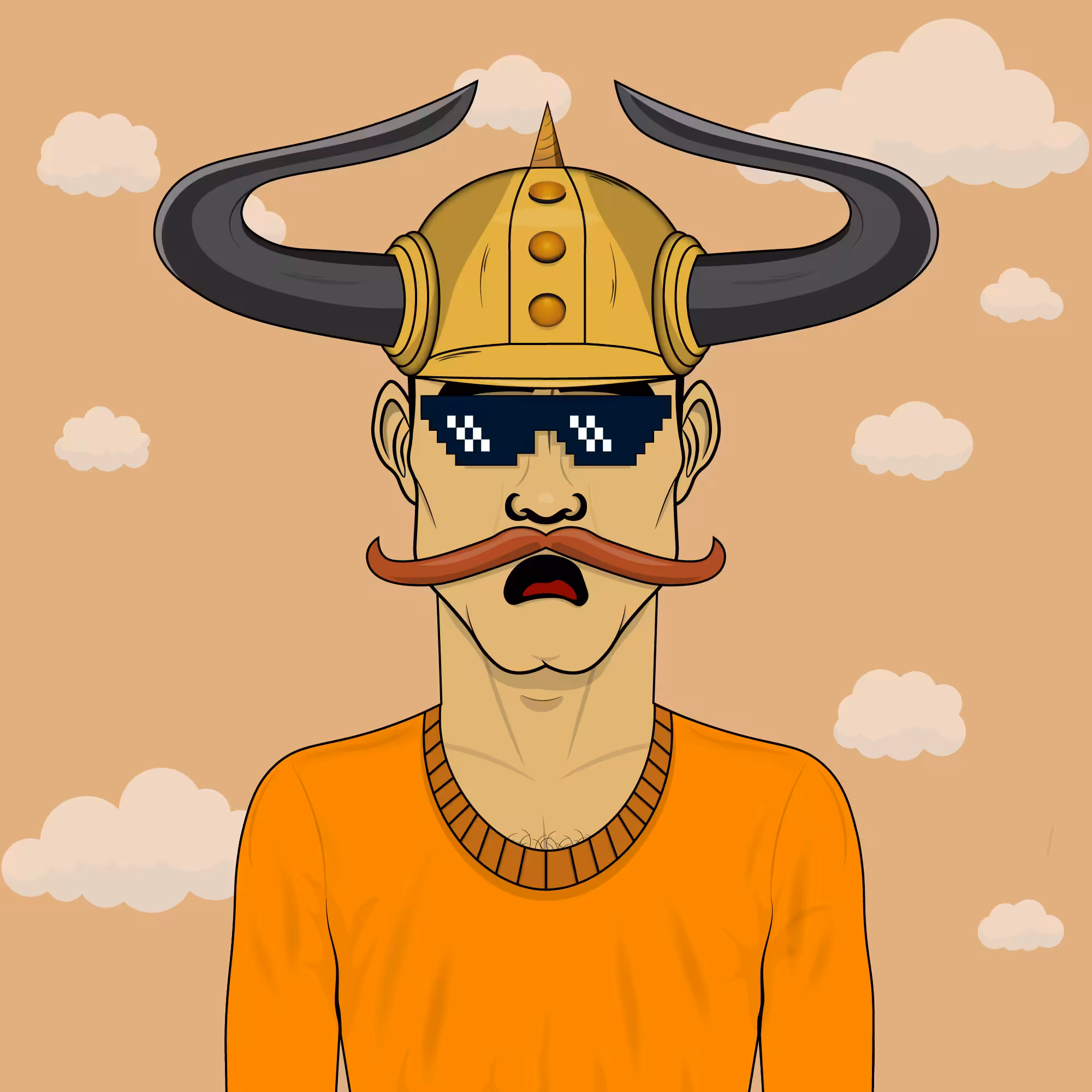 Mustachioed #256