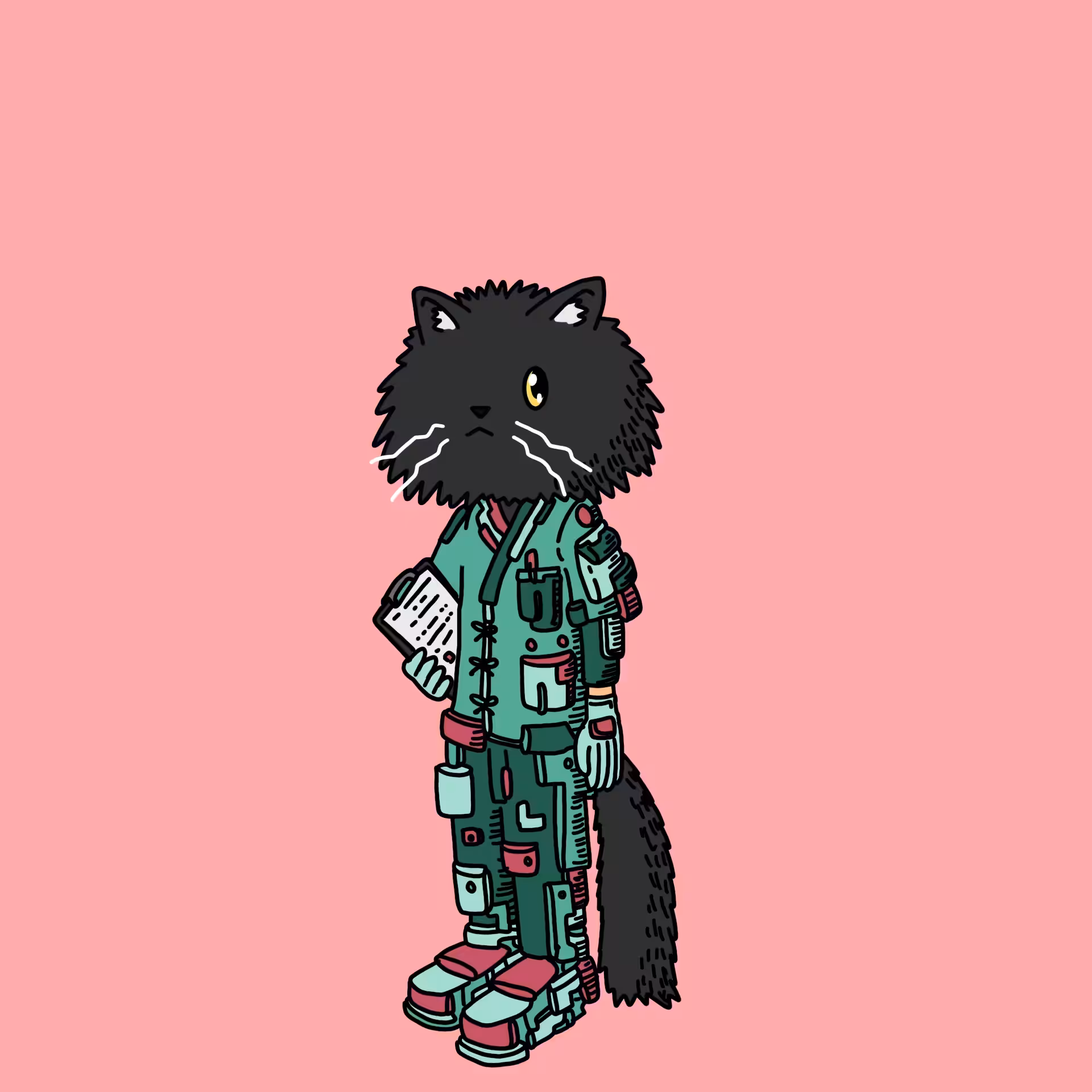 One eyed guys: Veterinary assistant OEG