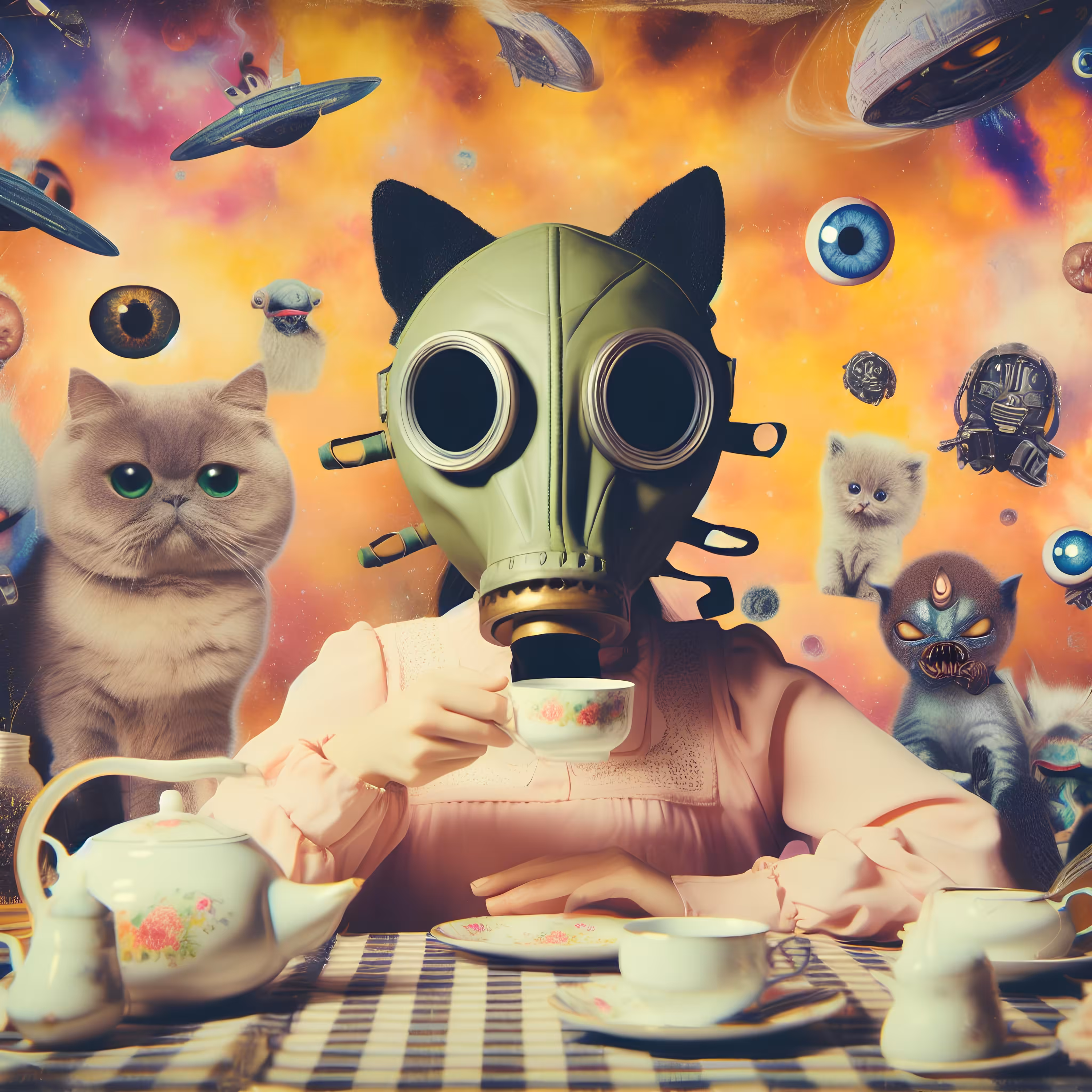 Dystopian Quantum Tea Party