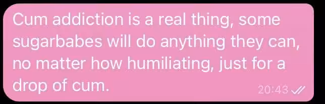 Cum addiction