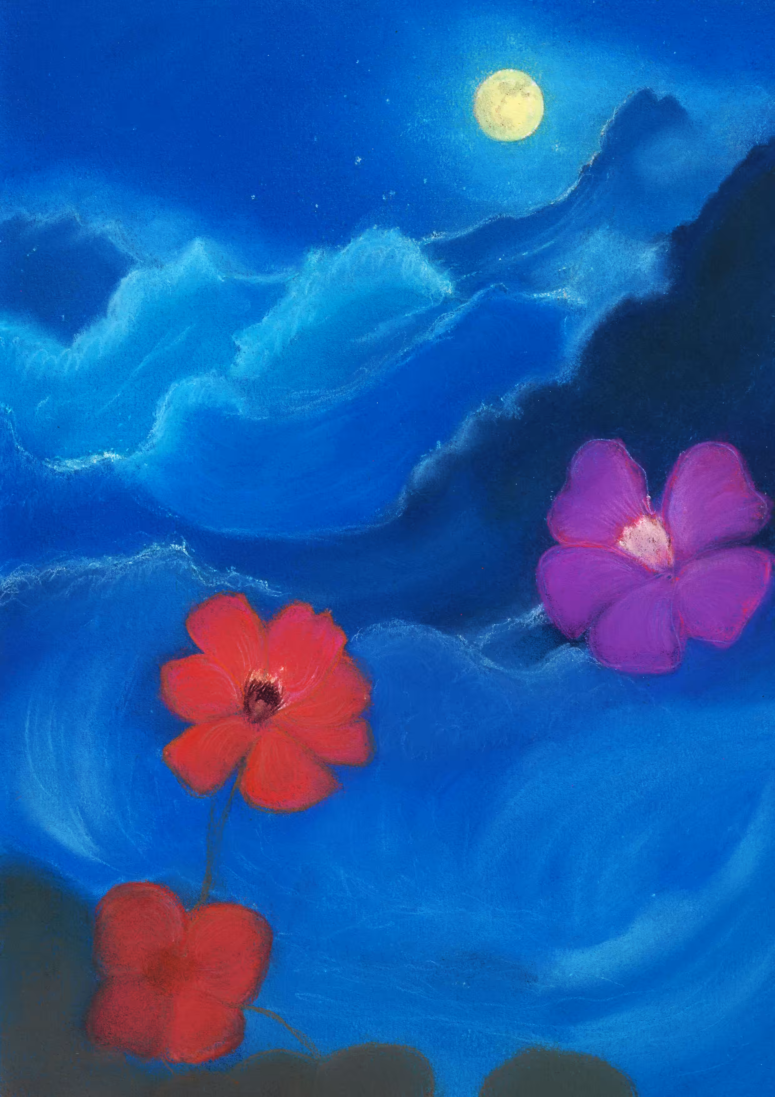 Flowers and storm