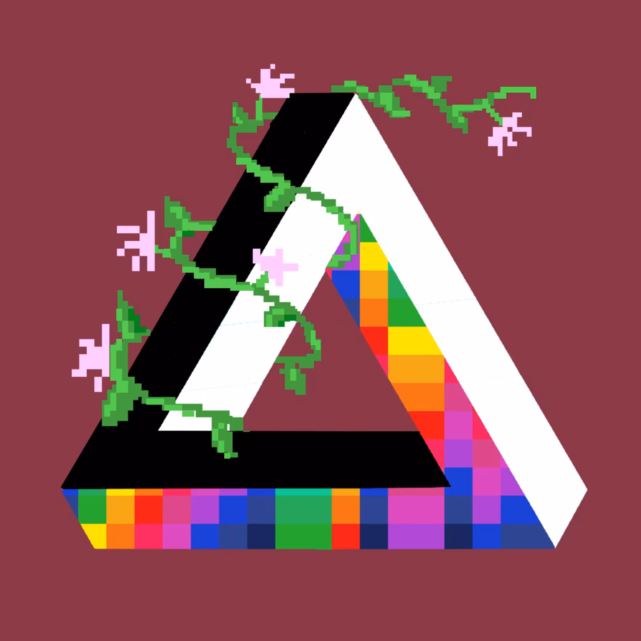 pixel plant Moebius