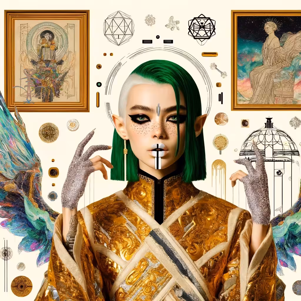 Celestial Visions: Starlit Mystic
