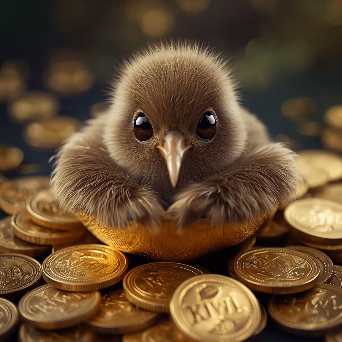 Kiwi gold coins