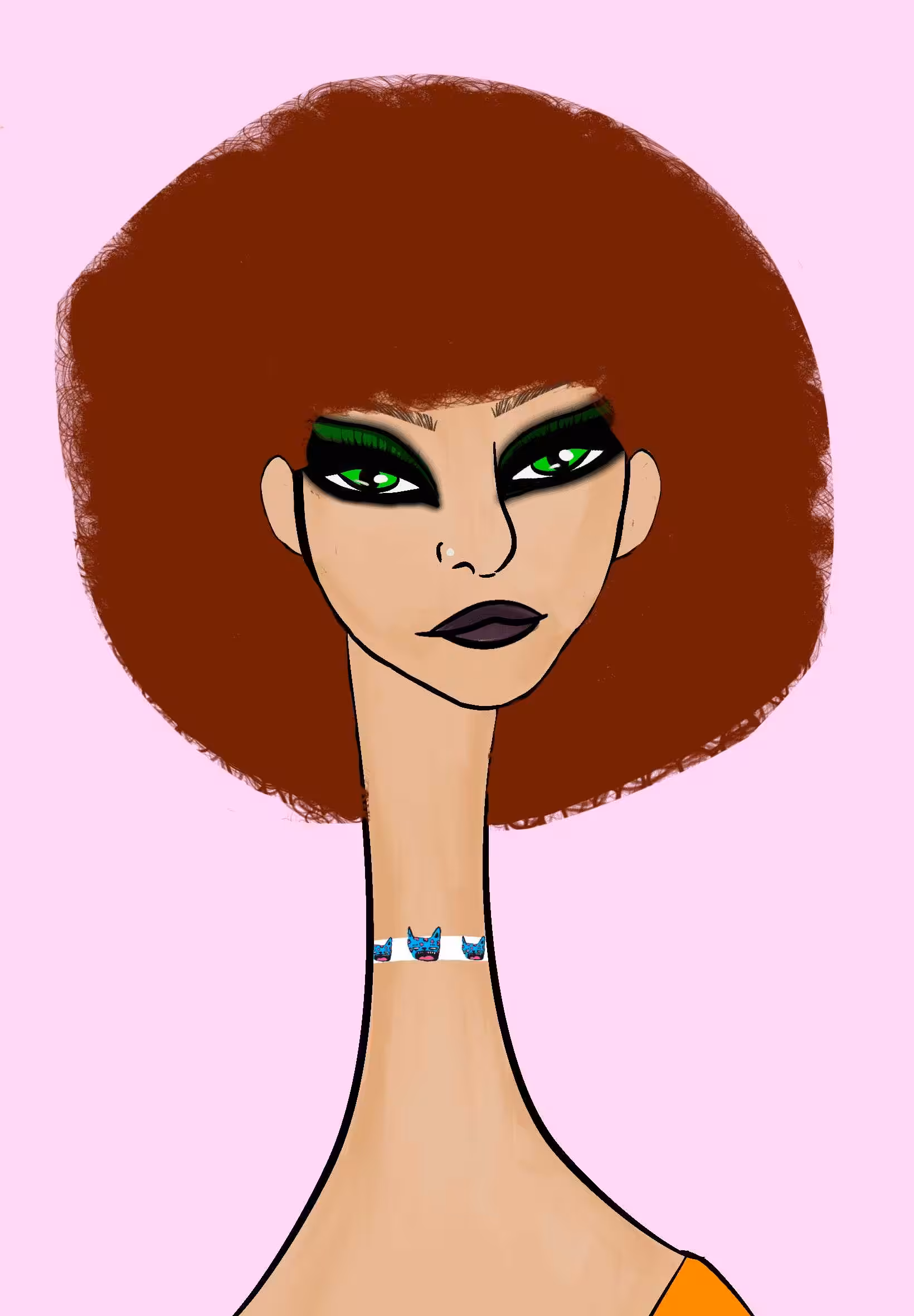 Long Neckie Ladies: Long Neckie Lady #2832