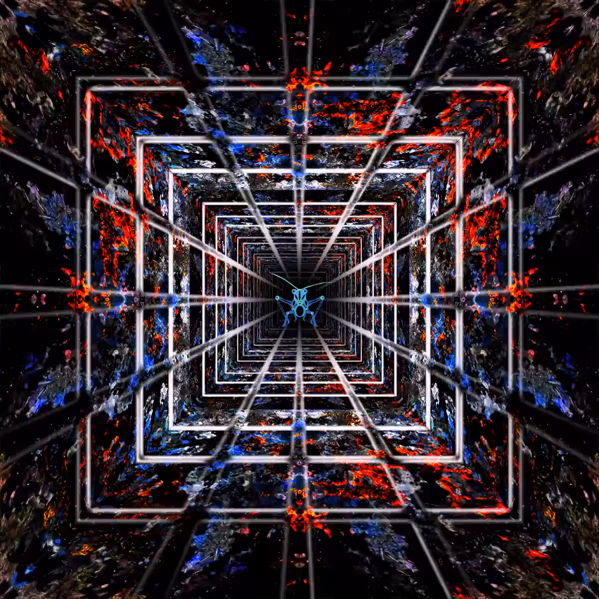 My psychedelic cave #01 Corridor